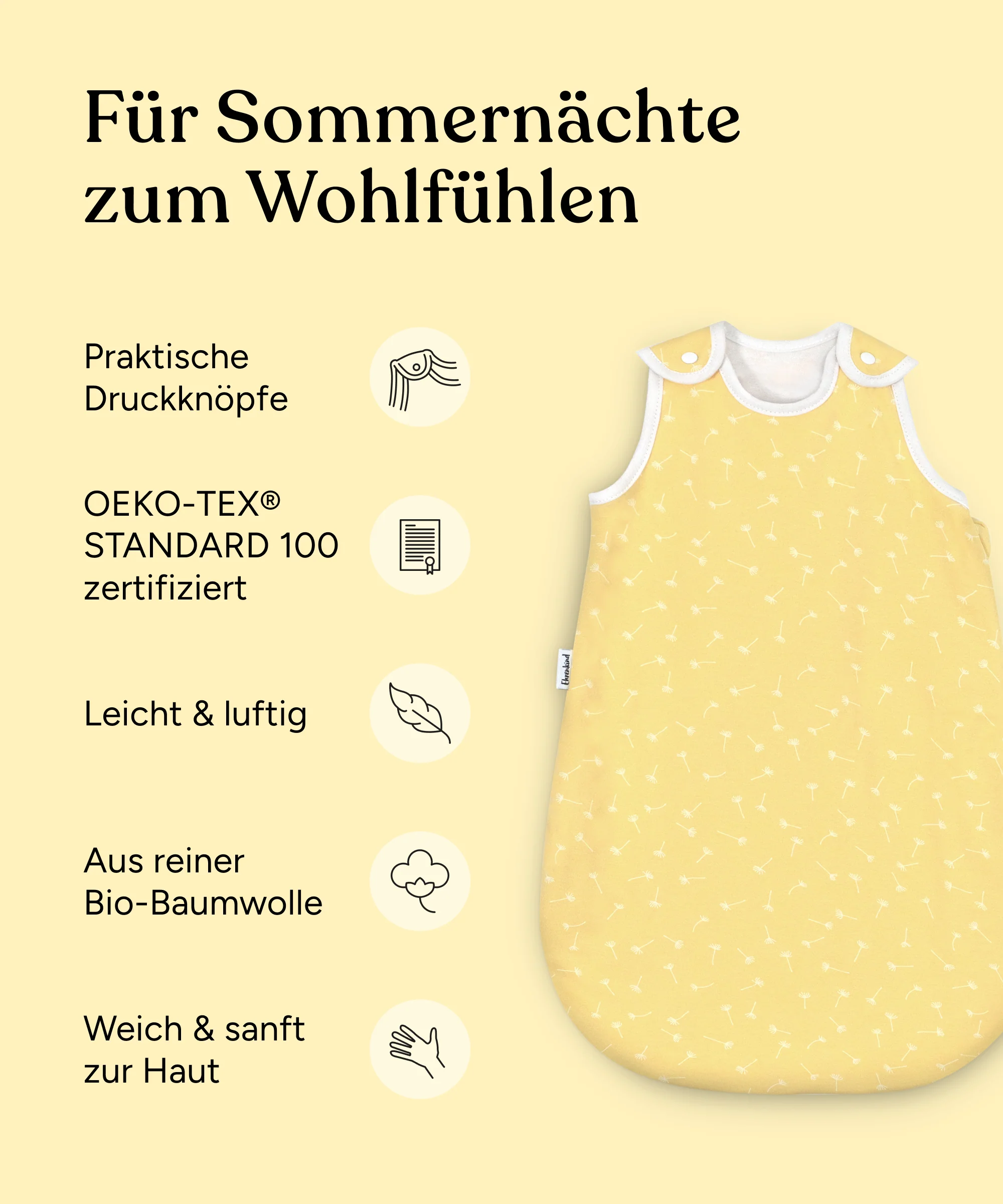 Babyschlafsack (B-Ware)  |  Sommer - Image 3