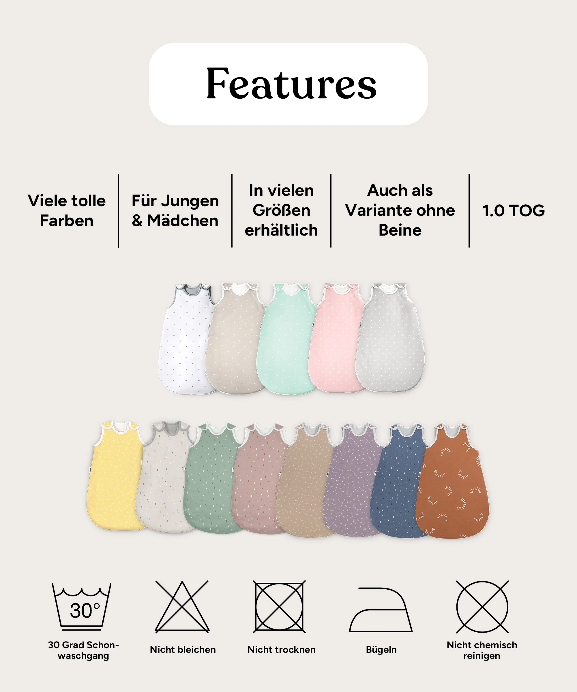 2er-Pack Babyschlafsack | Sommer - Image 9