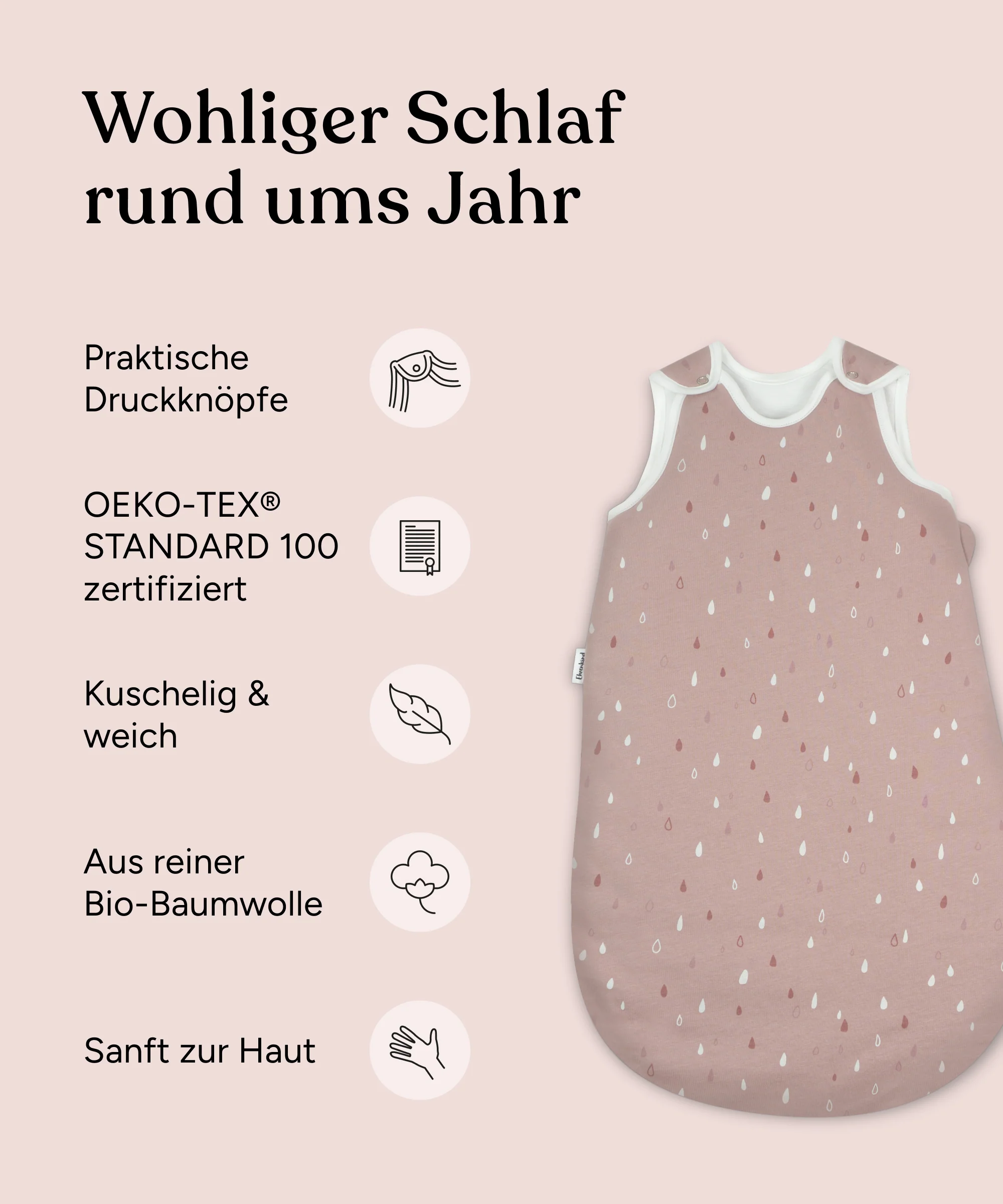 2er-Pack Babyschlafsack  |  ganzjährig - Image 3
