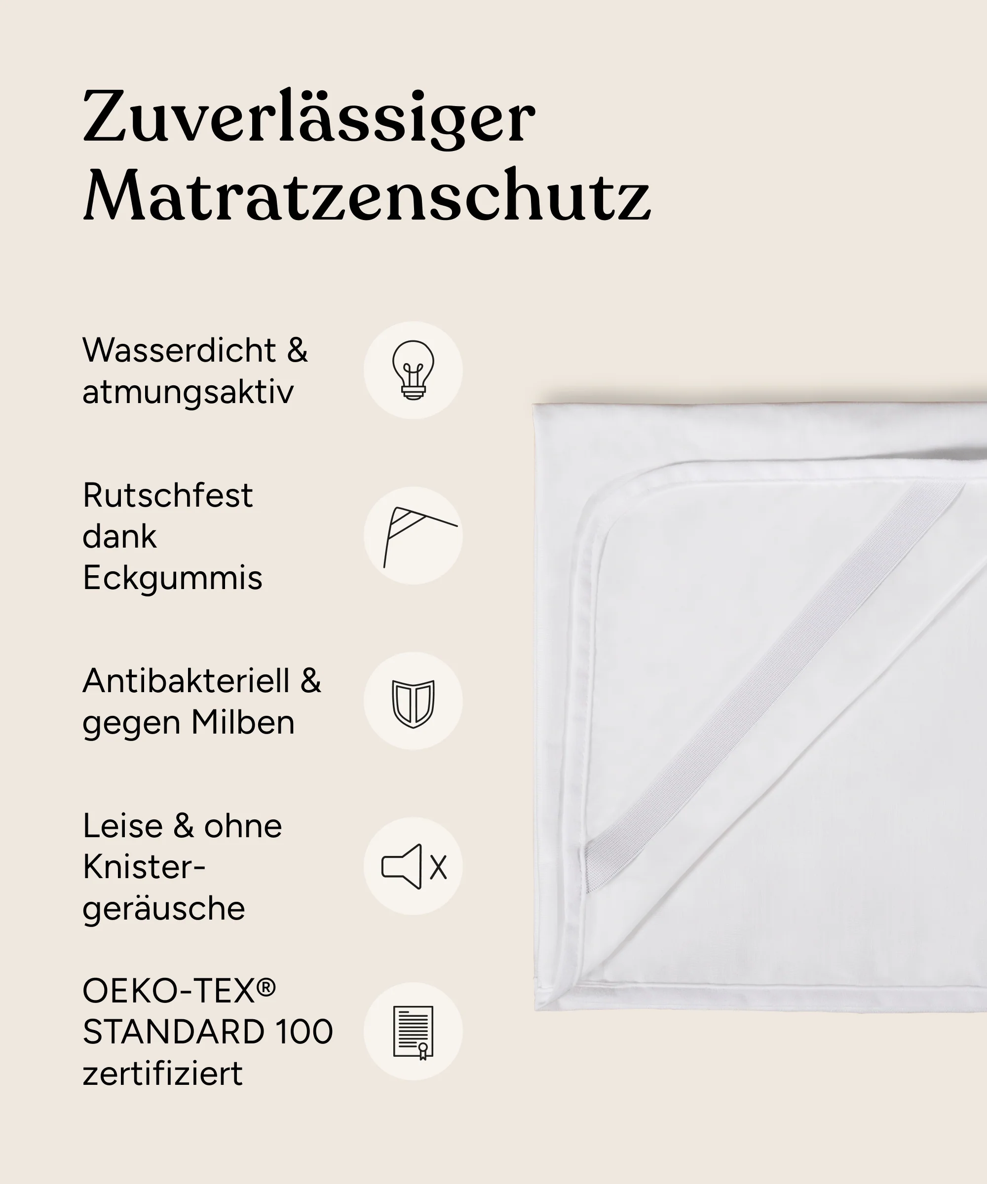 Matratzenauflage wasserdicht (B-Ware) - Image 3