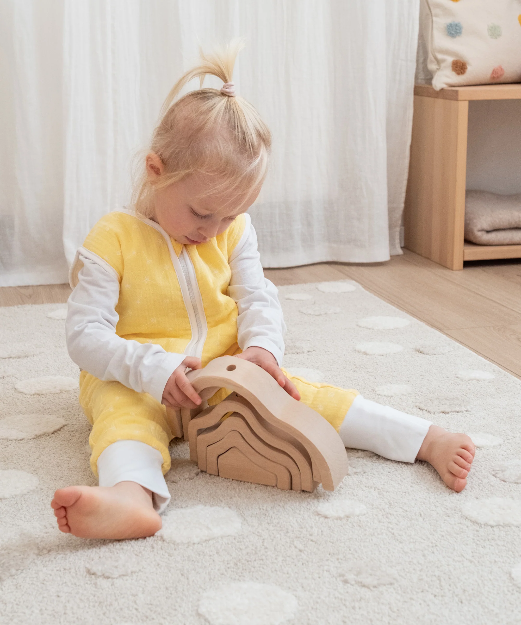Schlafsack mit Beinen  |  ganzjährig  |  Musselin - Image 6