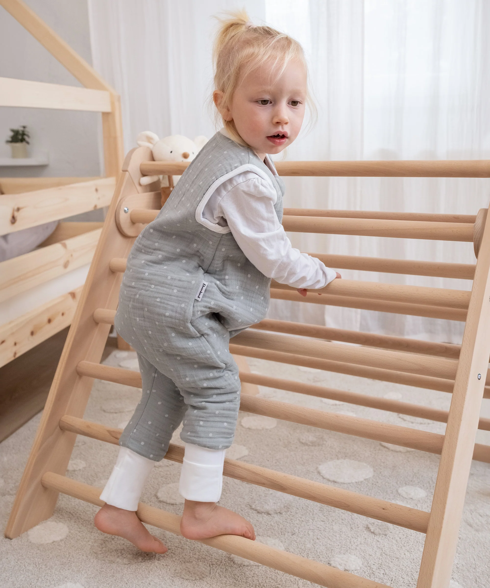 Schlafsack mit Beinen  |  ganzjährig  |  Musselin - Image 8