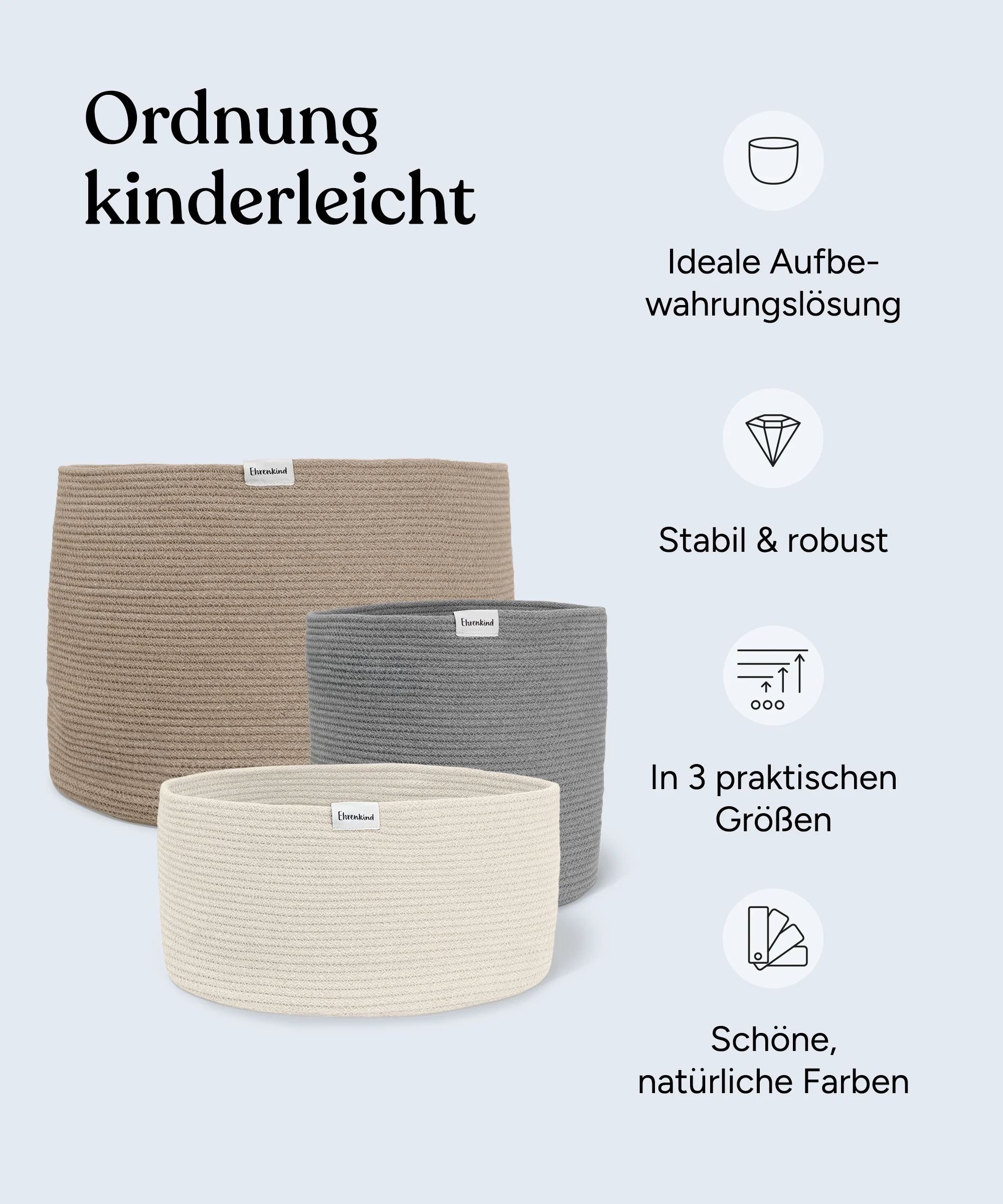 2er-Pack Aufbewahrungskorb - Image 3