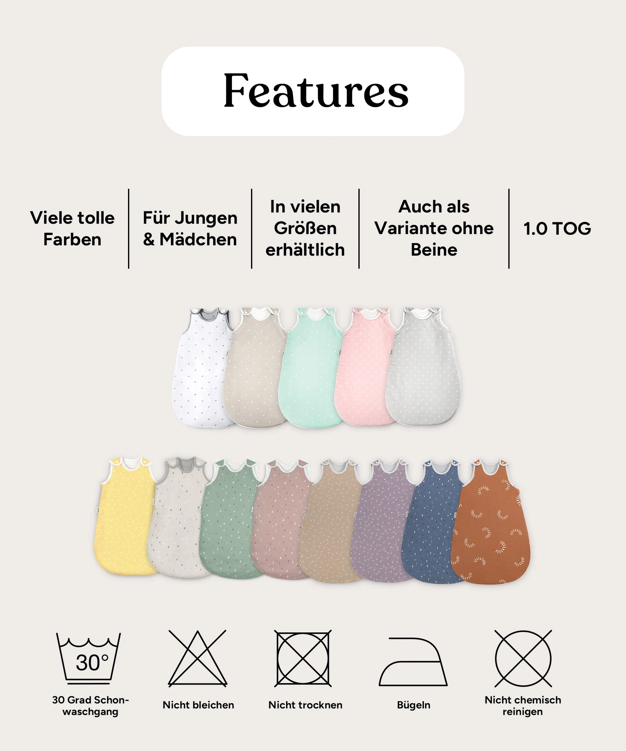 Babyschlafsack  |  Sommer - Image 12