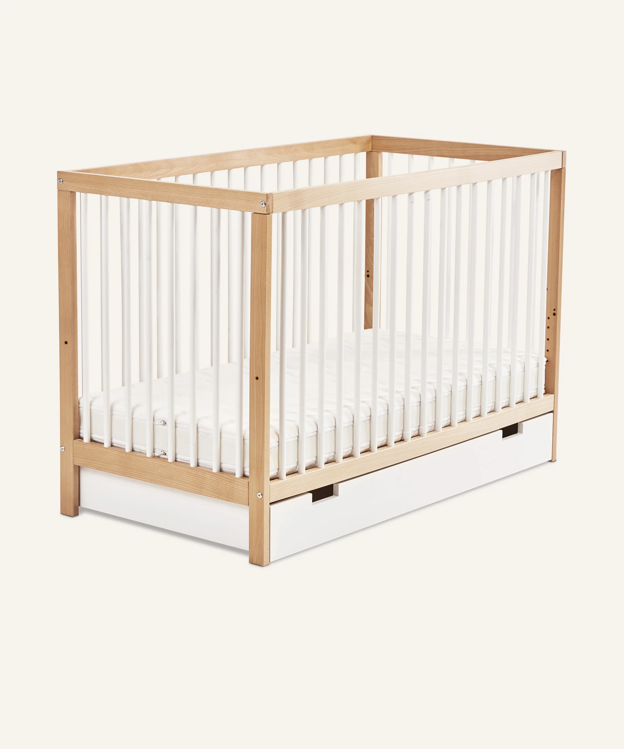 Babybett Pur |  Natur-Weiß - Image 12