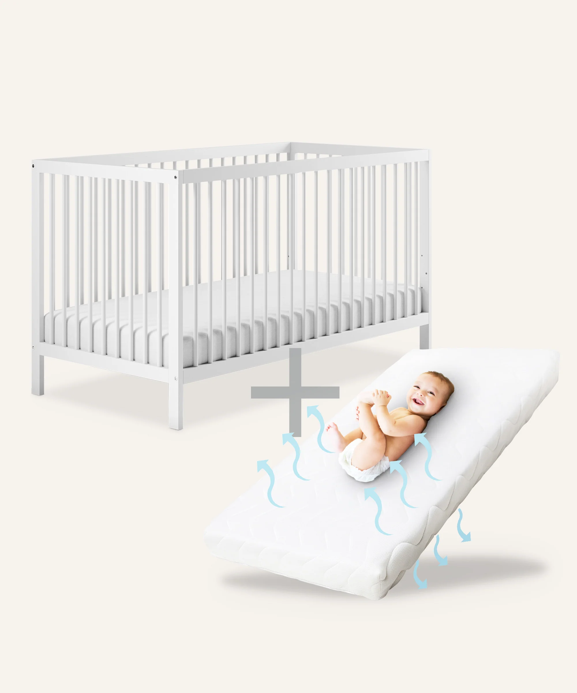 Babybett Pur  |  Weiß - Image 12