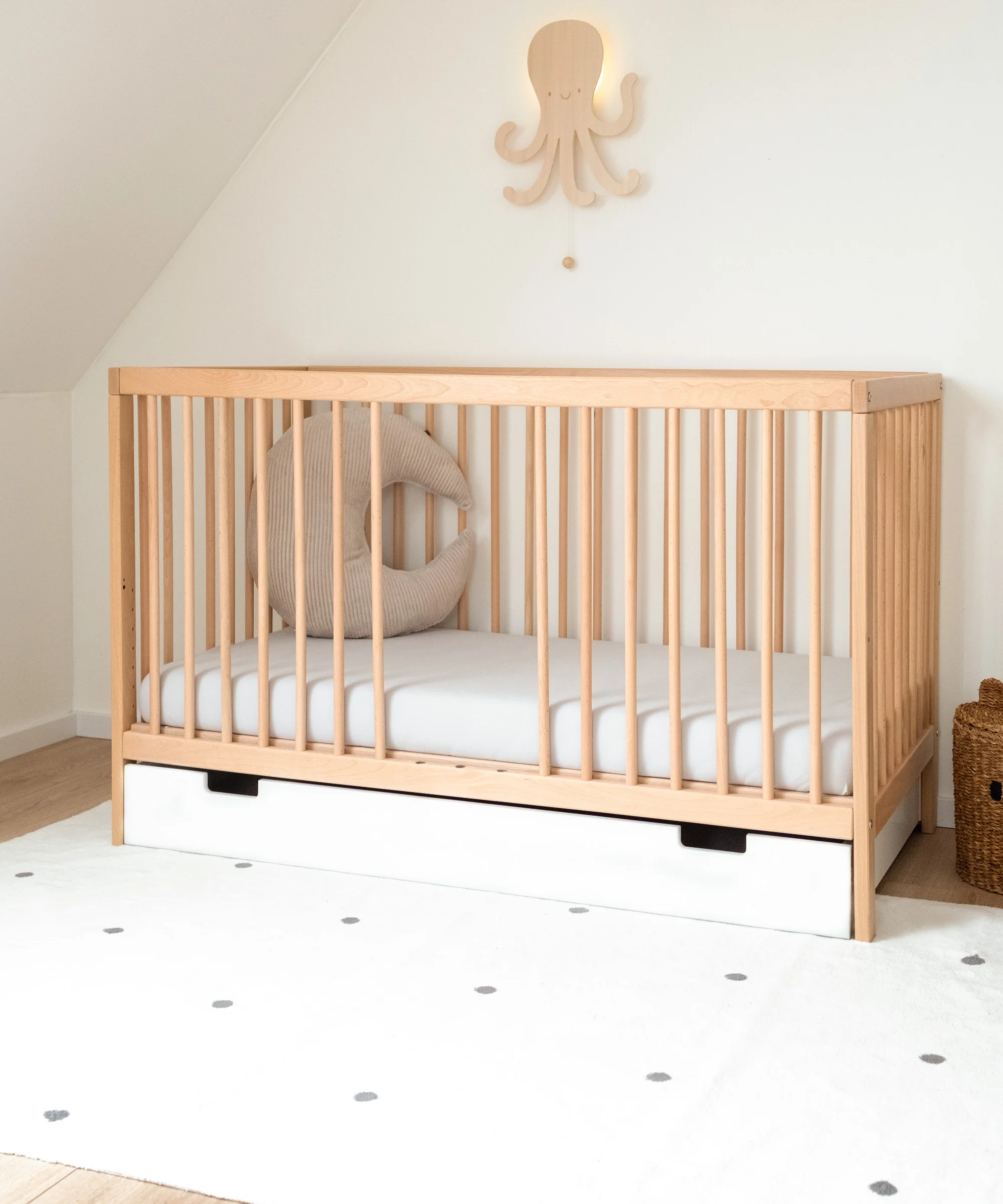 Babybett Pur  |  Klarlack - Image 6