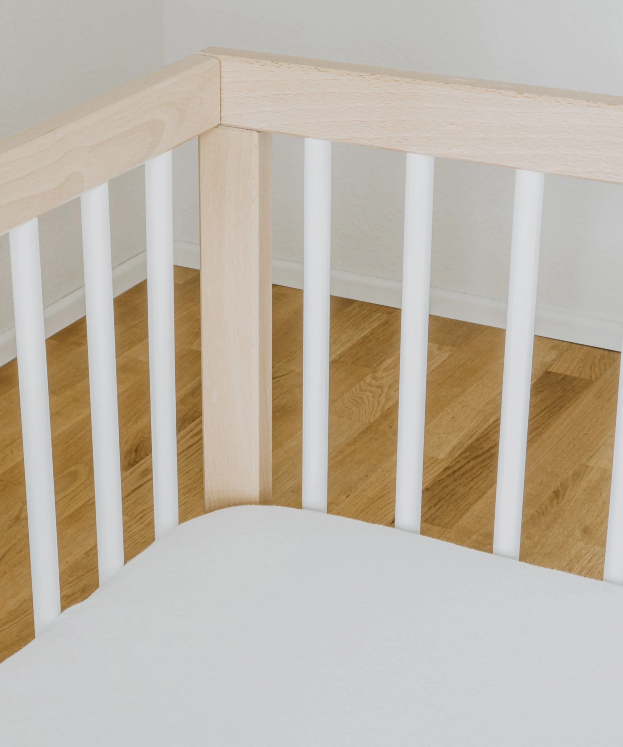 Babybett Pur |  Natur-Weiß - Image 3