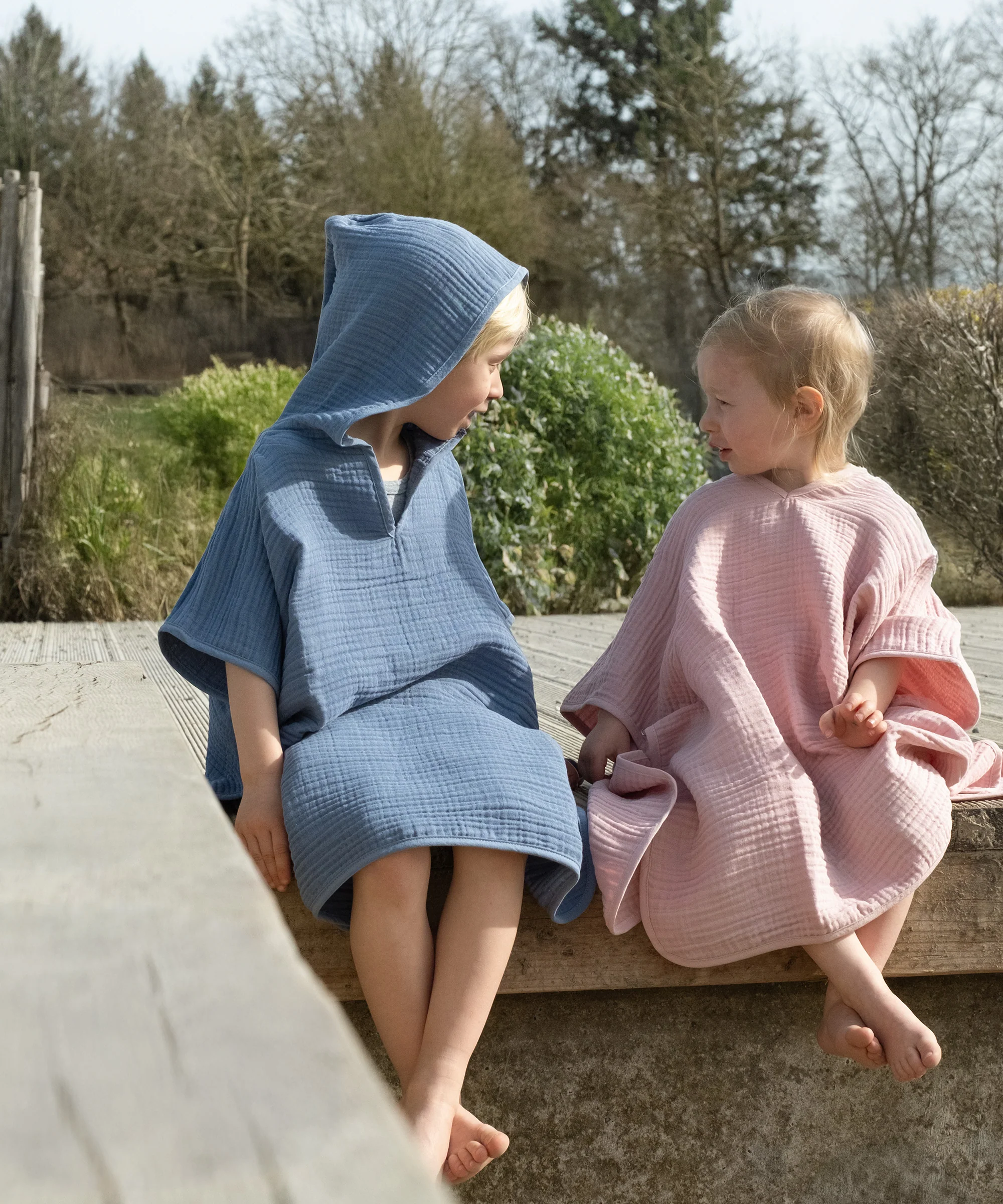 Badeponcho  |  Musselin - Image 12