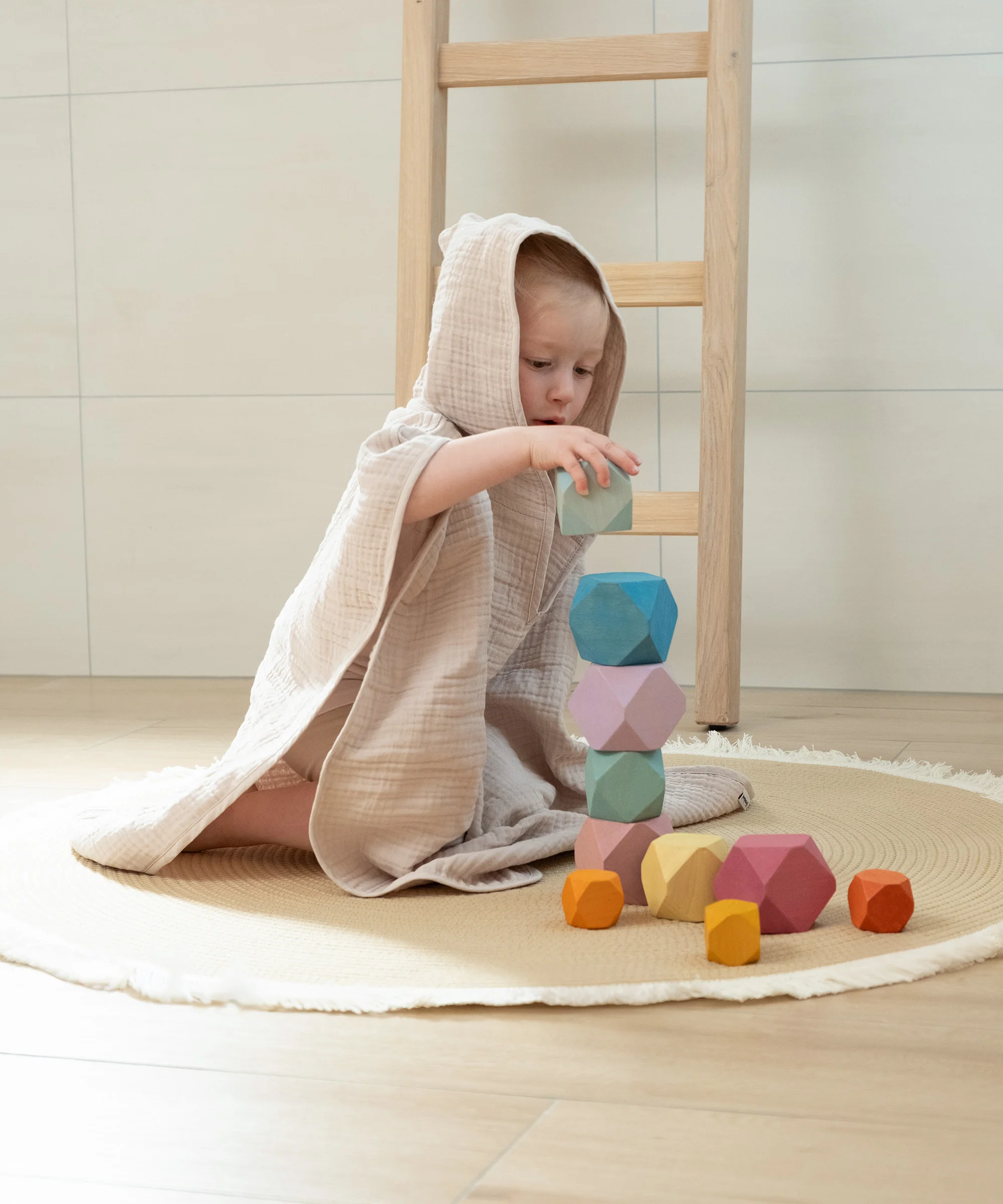 Badeponcho  |  Musselin - Image 6