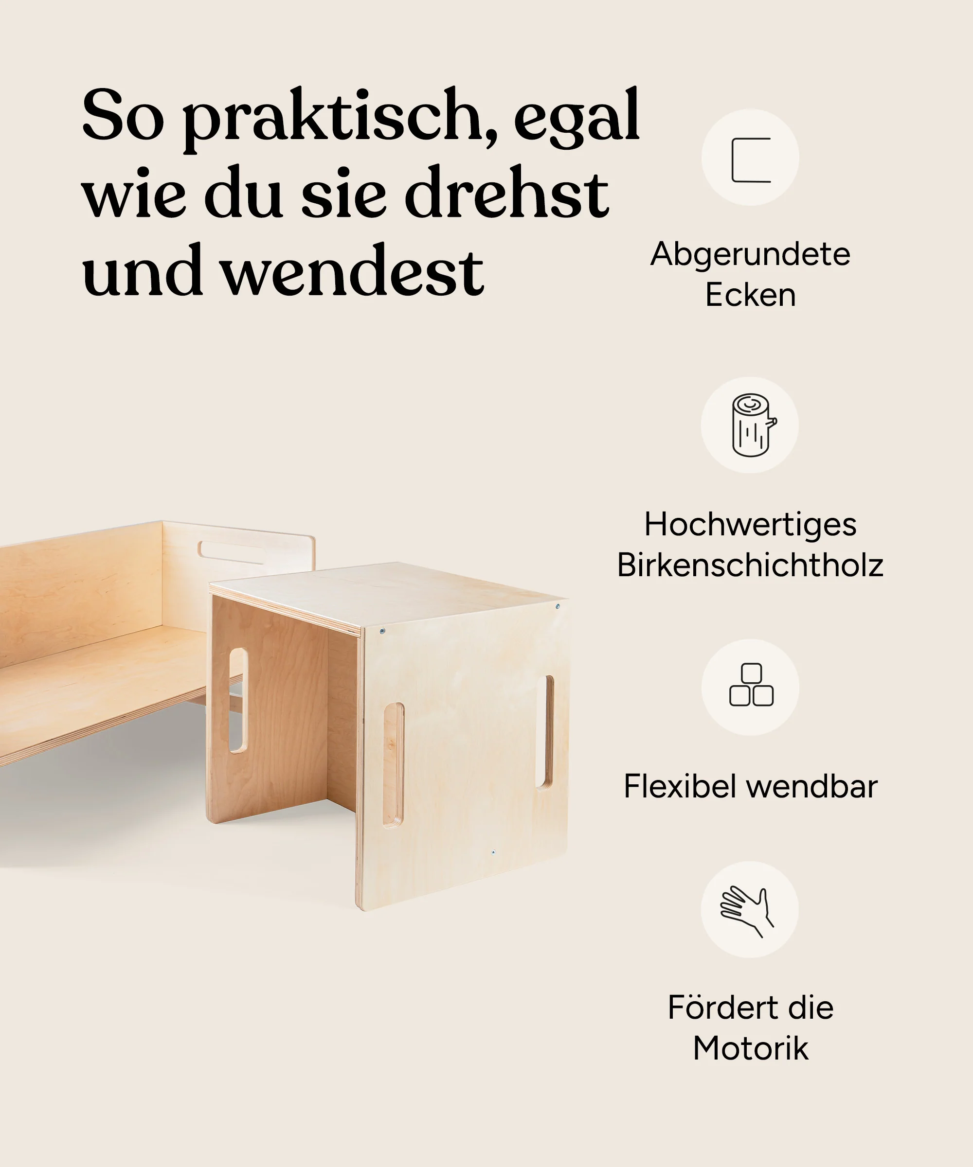 Hocker (B-Ware)  |  Birke - Image 3