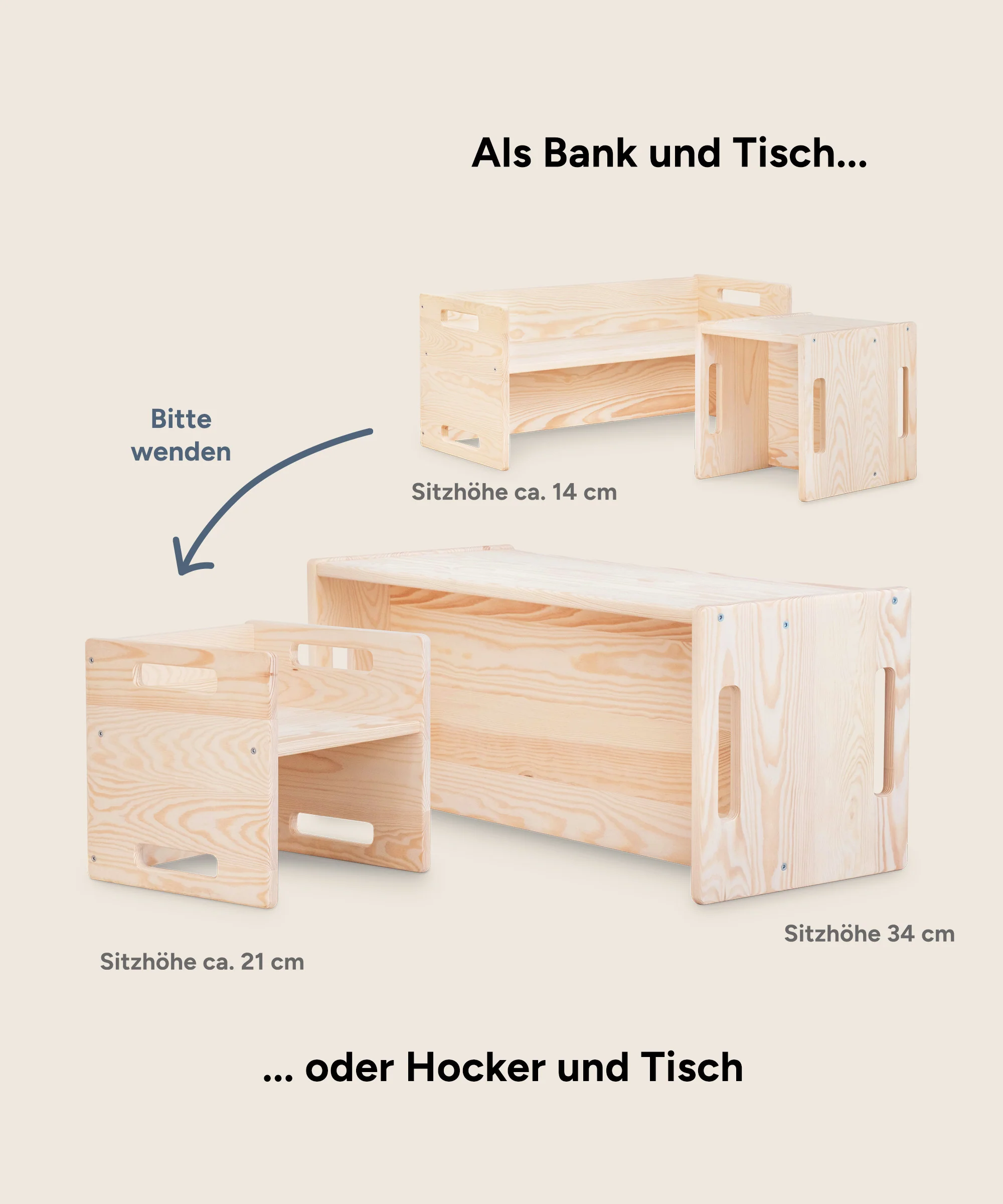 Hocker Kiefer | B-Ware - Image 8