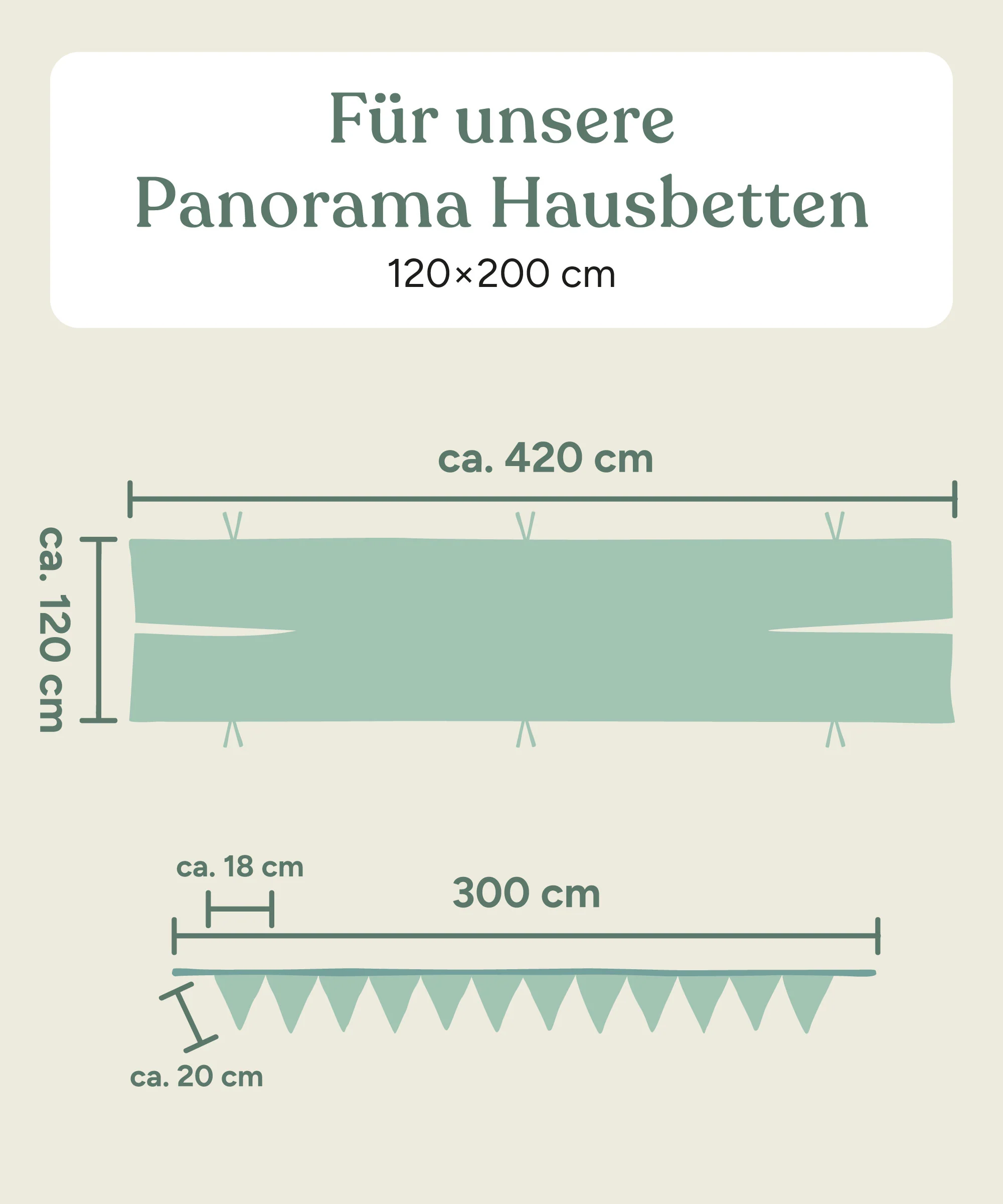 Betthimmel-Set (B-Ware) |  für Panorama Hausbett - Image 10