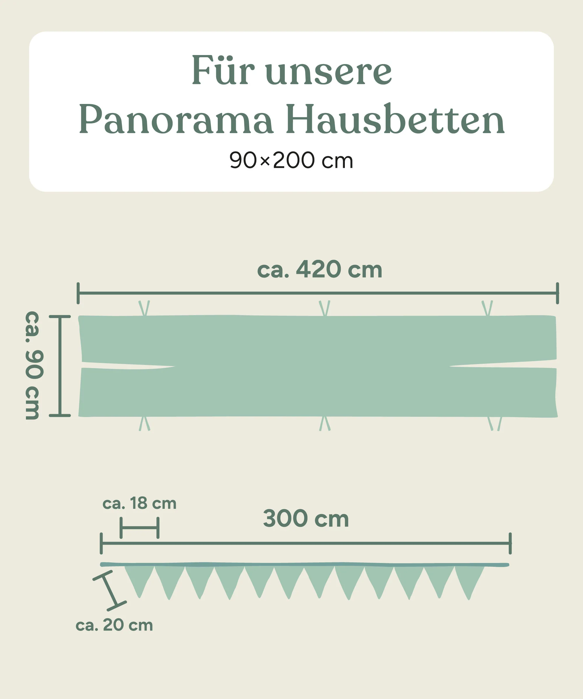 Betthimmel-Set (B-Ware) |  für Panorama Hausbett - Image 9