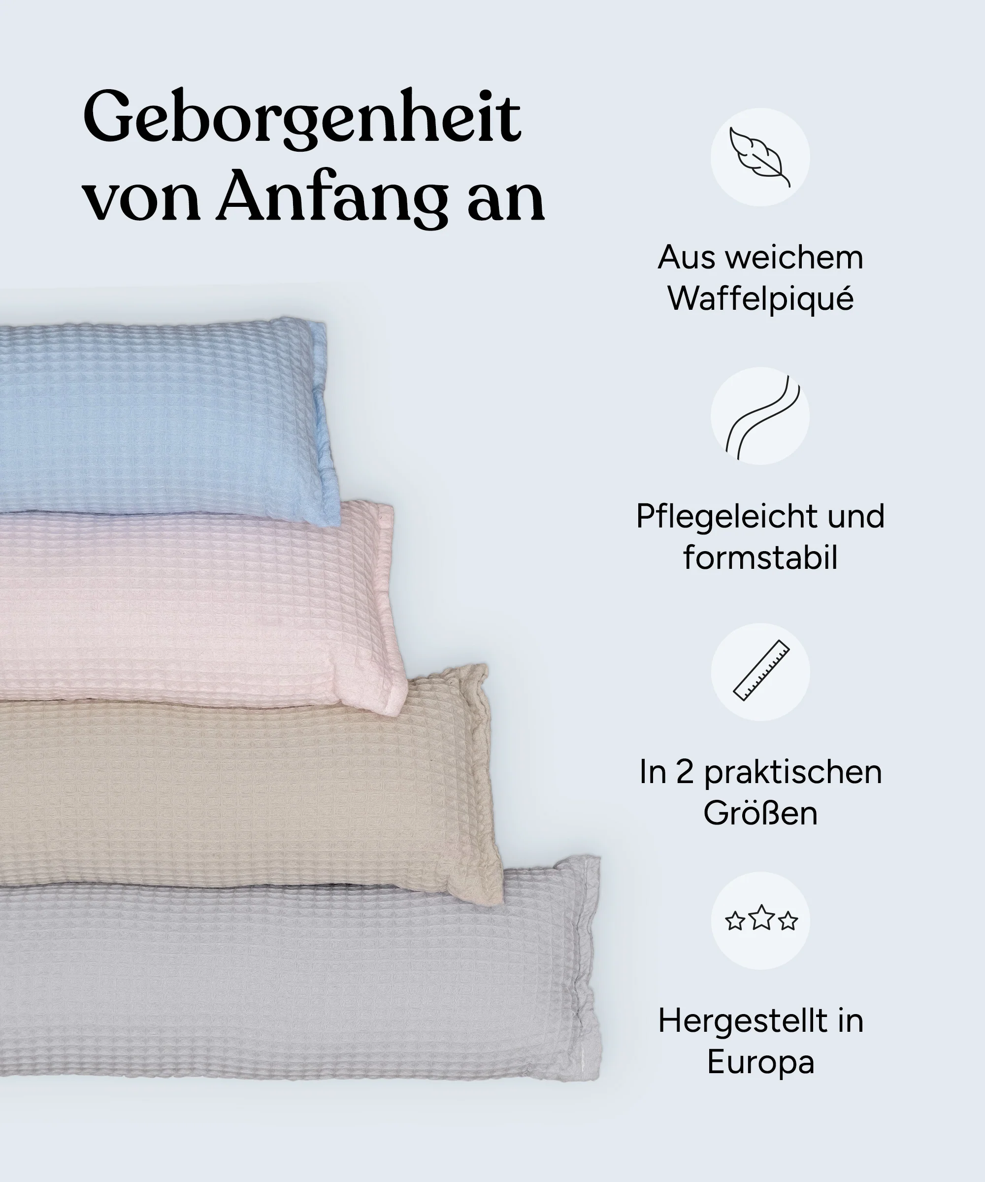 Bettschlange | Waffelpiqué - Image 4