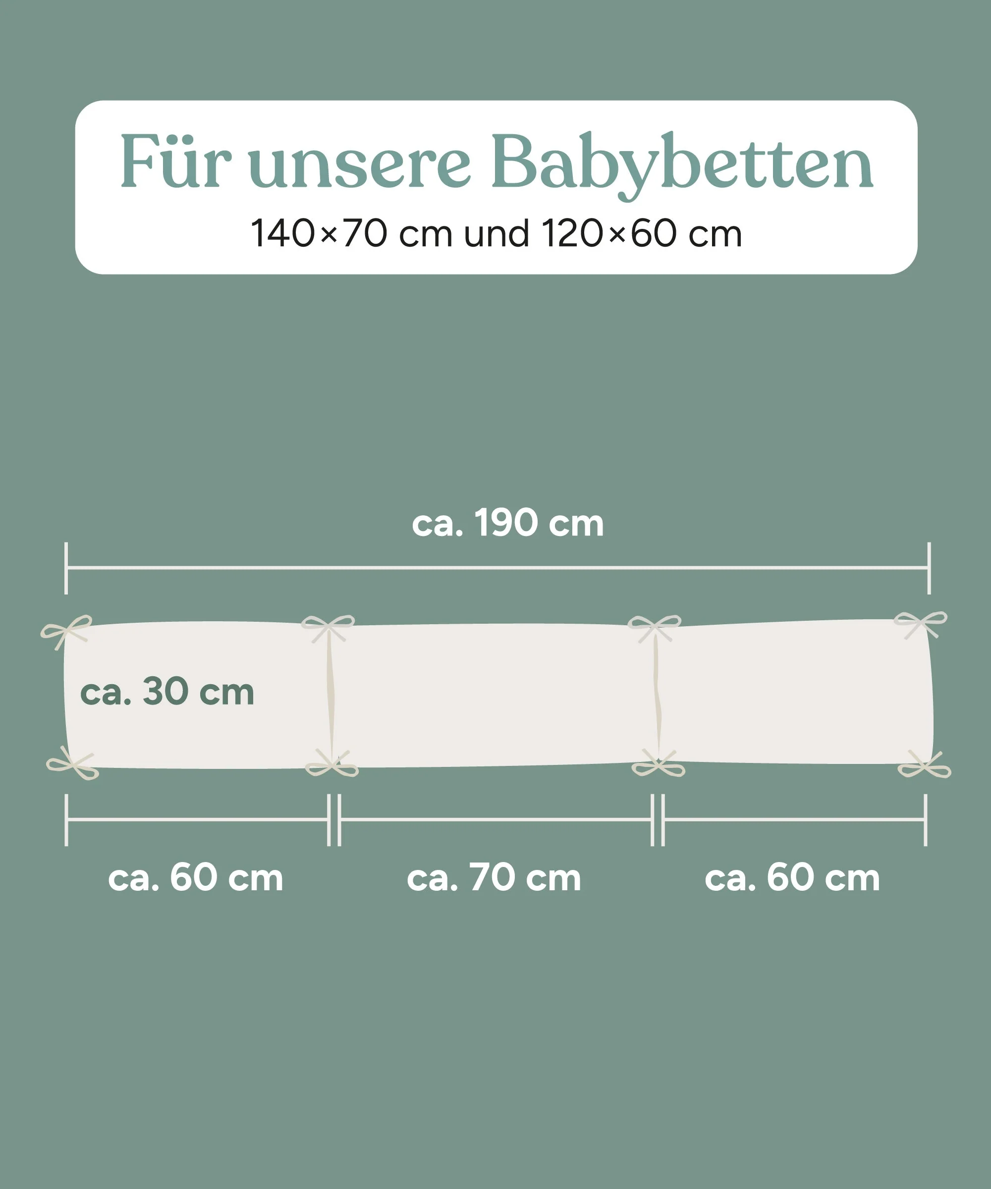 Bettumrandung (B-Ware)  |  für Babybett - Image 8