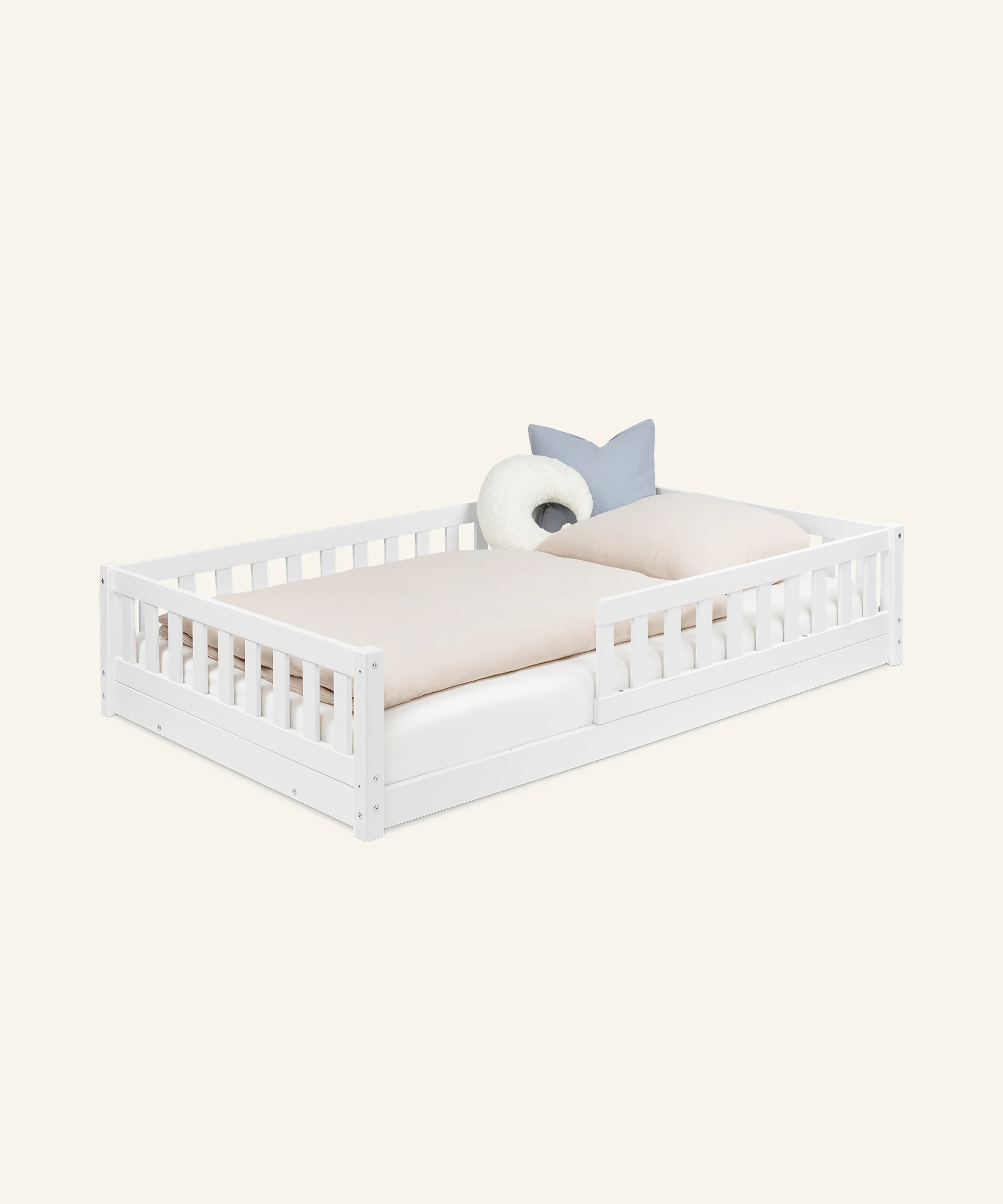 Bodenbett Lille  |  Kiefer Weiß - Image 17