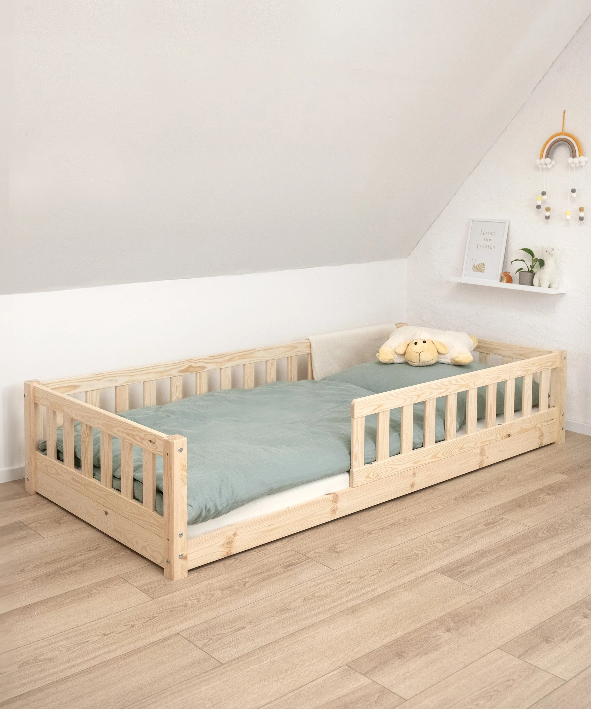 Bodenbett Lille  |  Kiefer Natur - Image 7