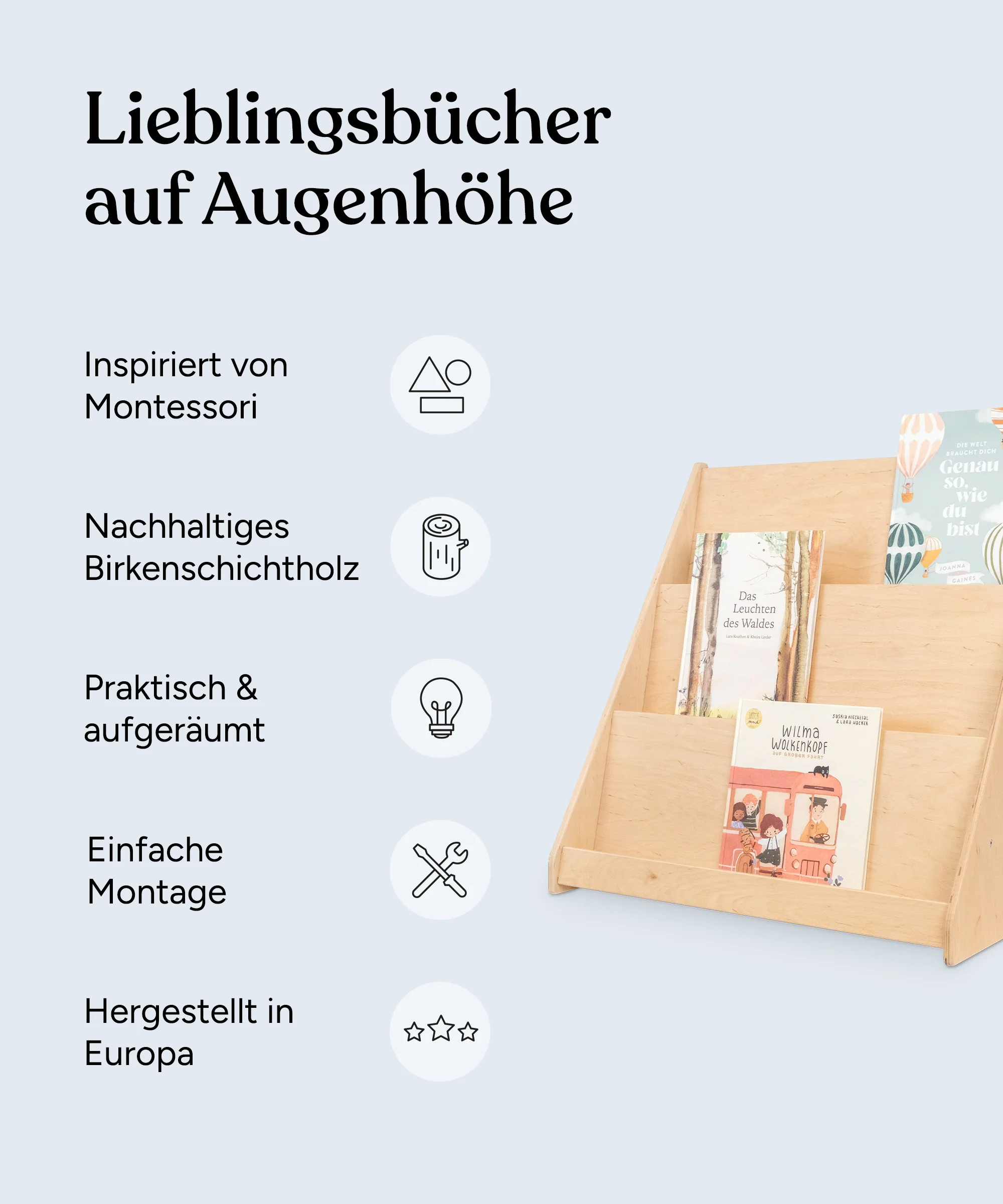 Bücherregal (B-Ware)  |  Birke - Image 3