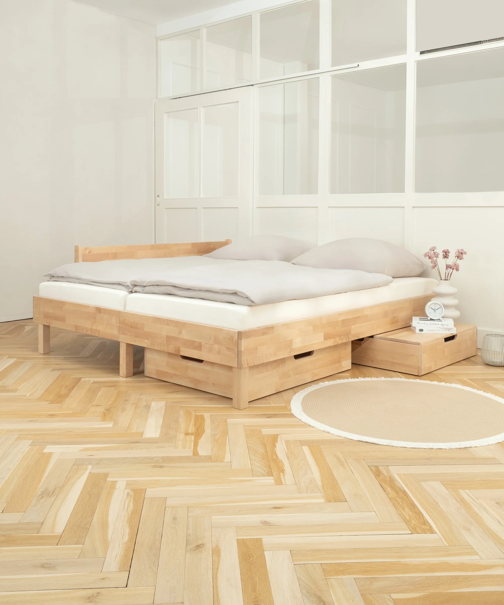 Doppelbett Plano | Birke | 180 × 200 cm - Image 2