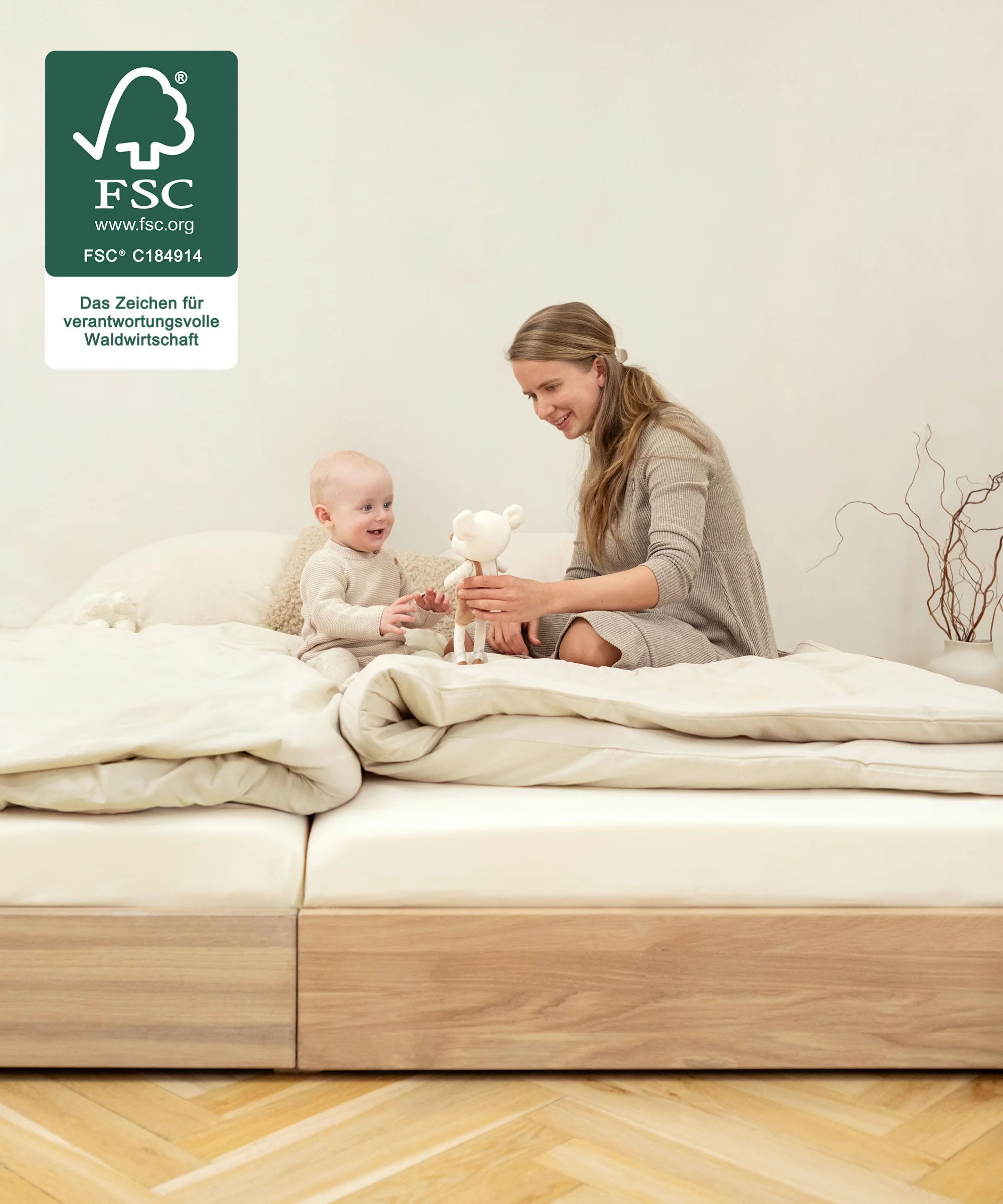 Doppelbett Plano | Eiche | 180 × 200 cm - Image 4