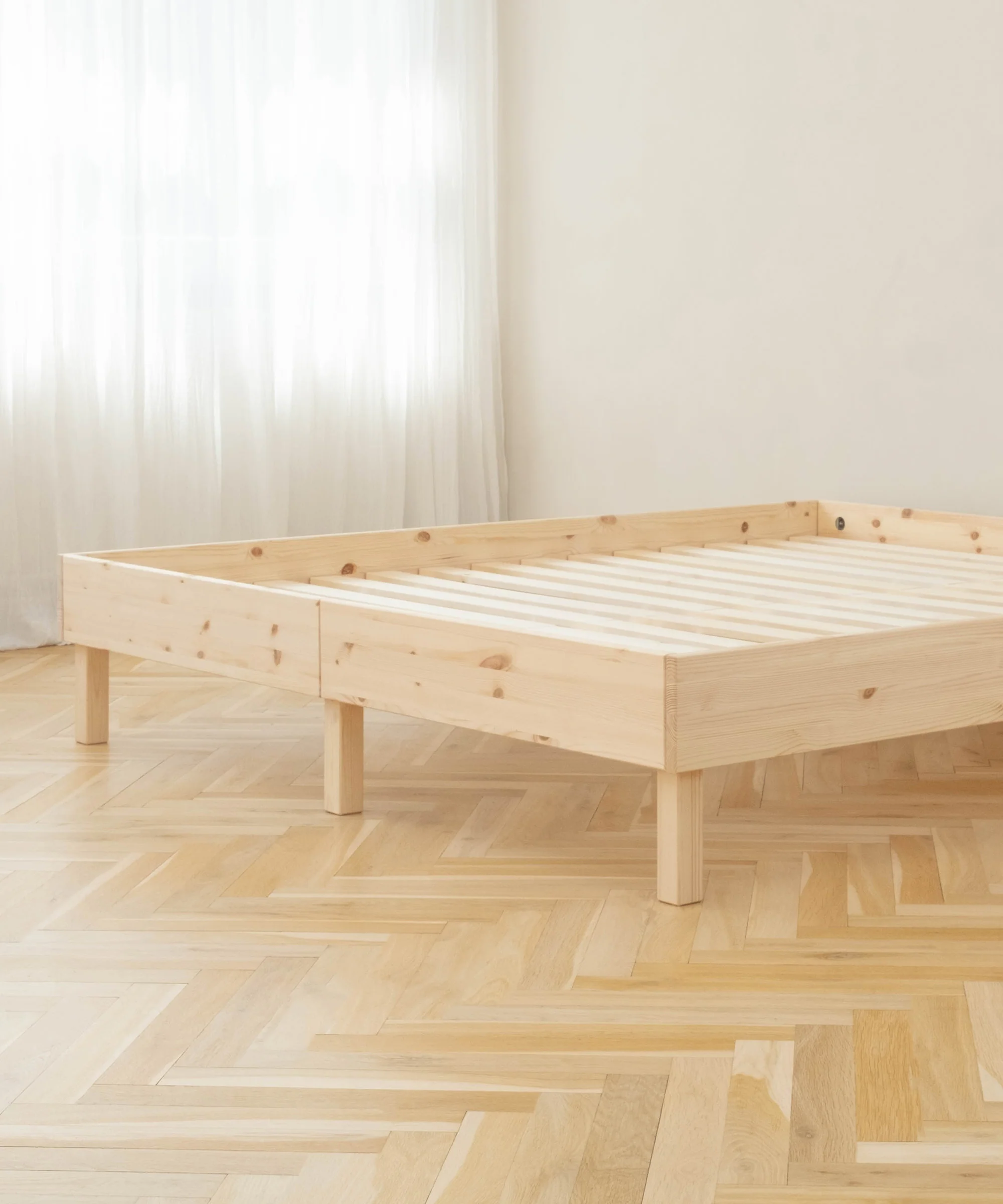 Doppelbett Plano | Kiefer Natur | 180 × 200 cm - Image 13