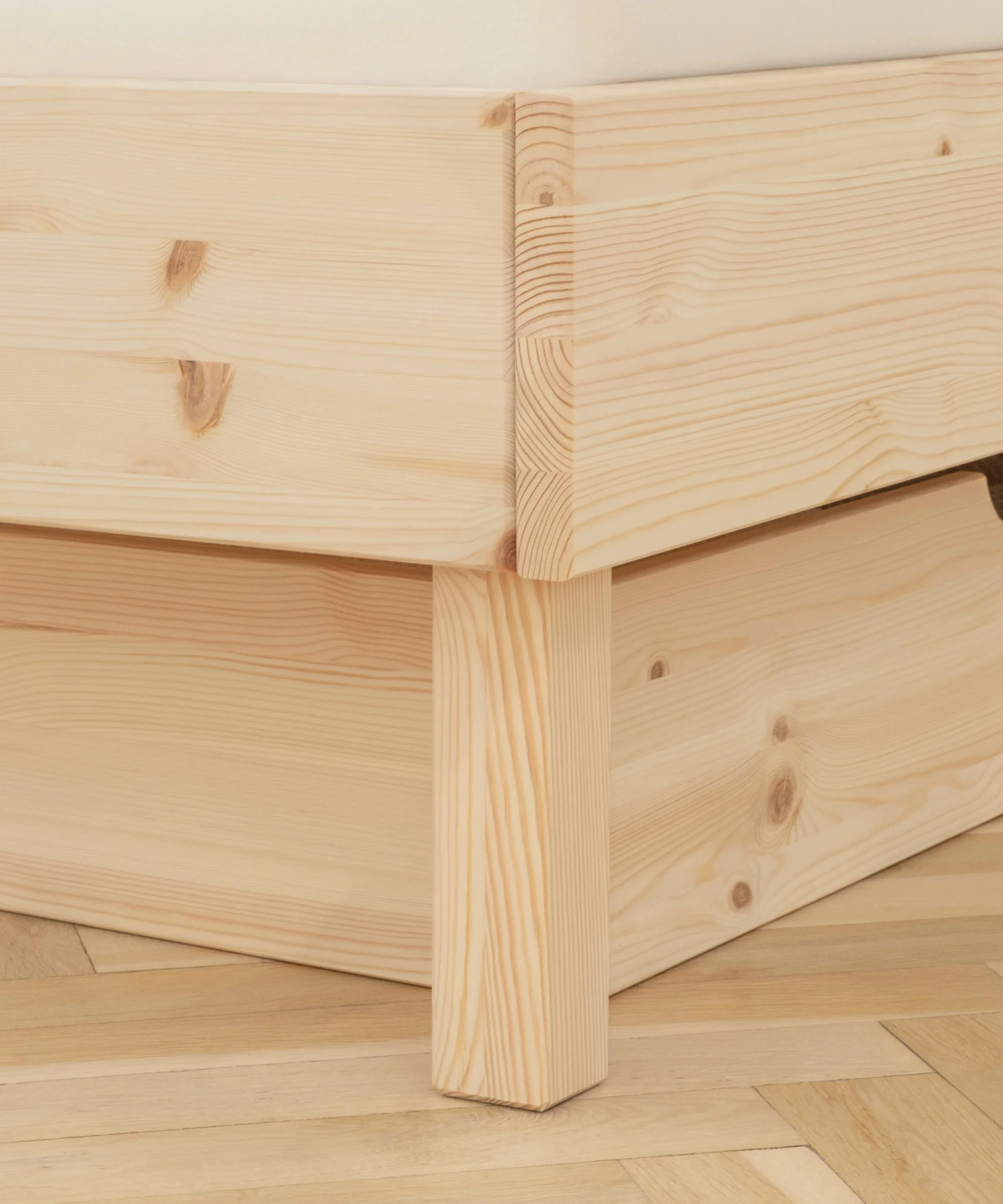 Doppelbett Plano | Kiefer Natur | 180 × 200 cm - Image 5