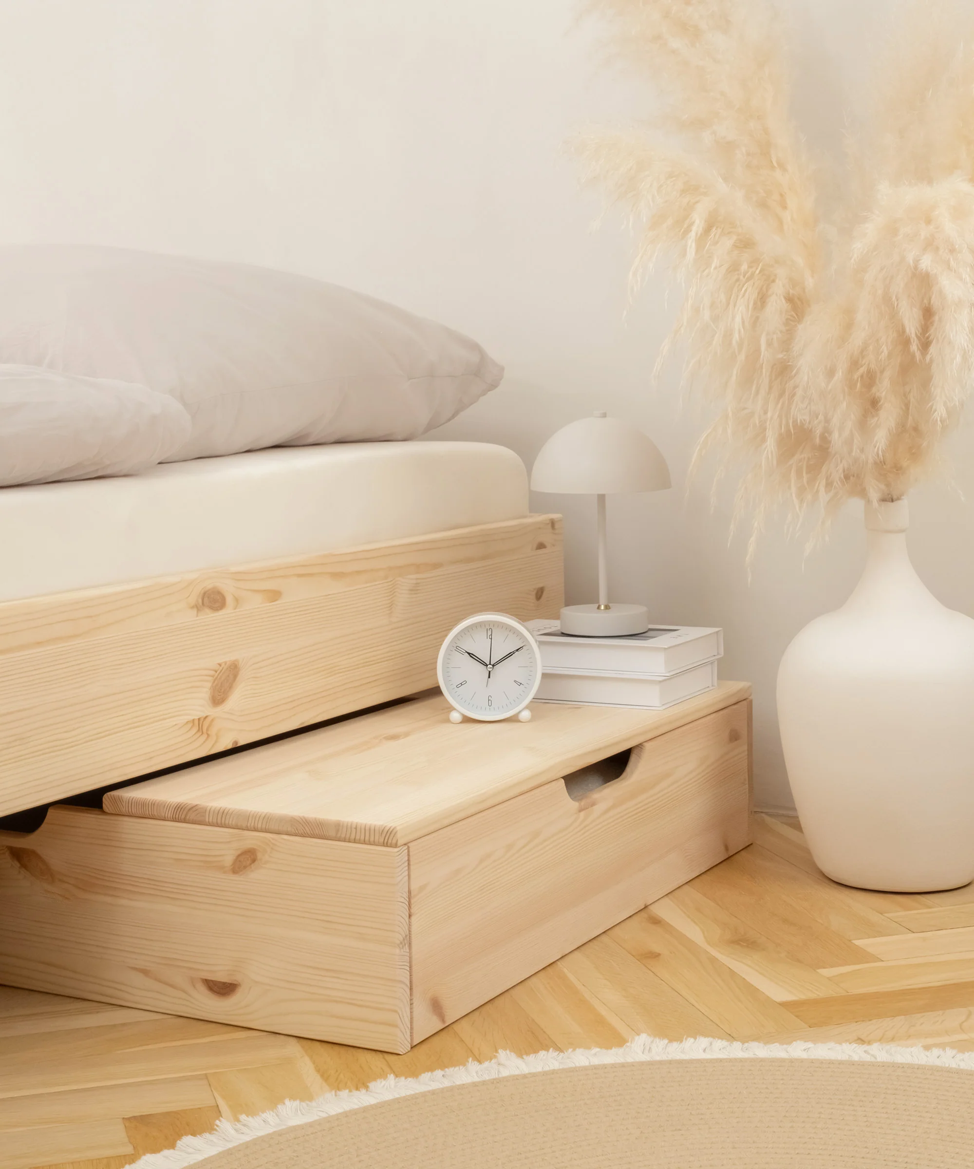 Doppelbett Plano | Kiefer Natur | 180 × 200 cm - Image 6