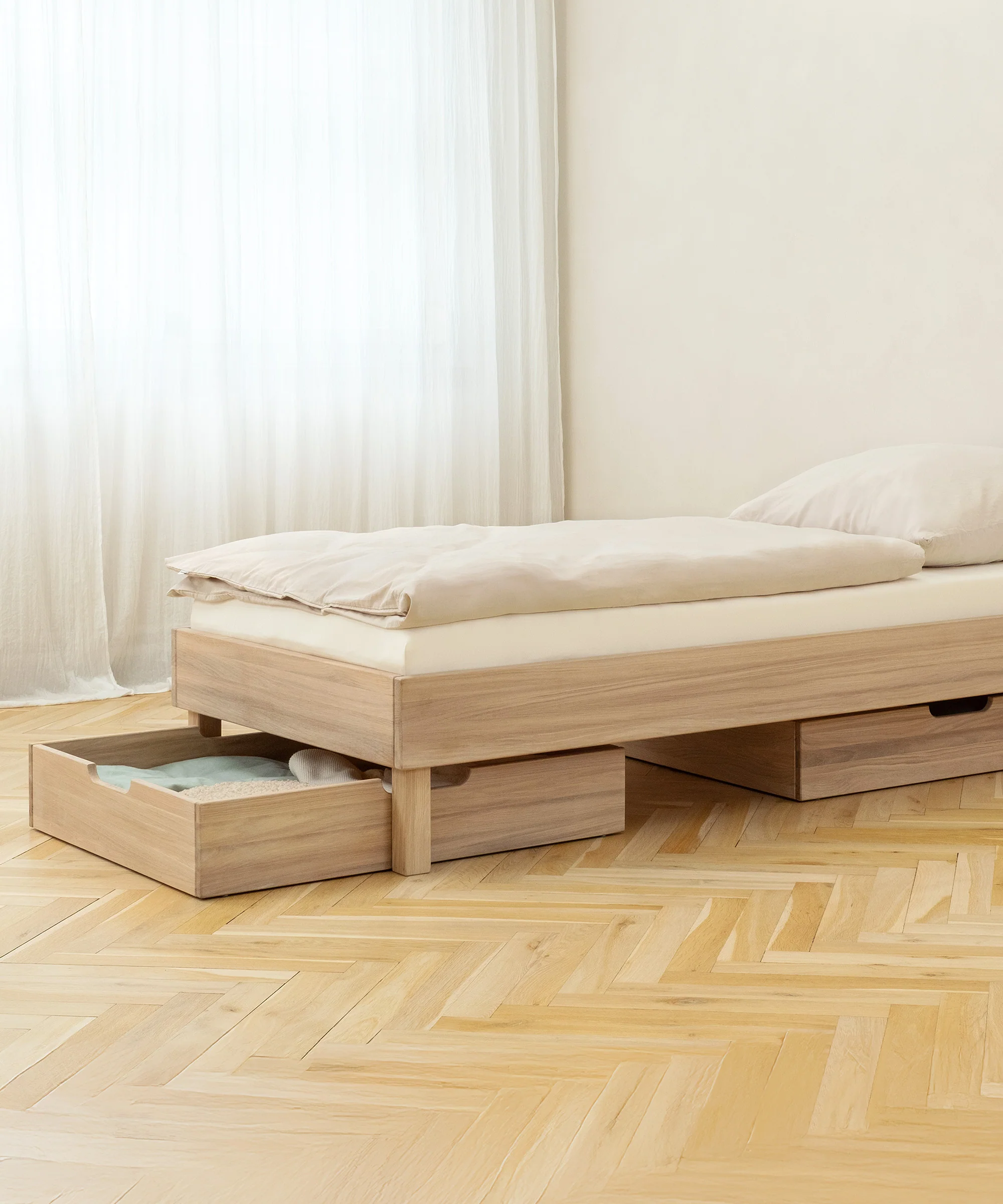 Einzelbett Plano | Eiche | 90 × 200 cm - Image 11