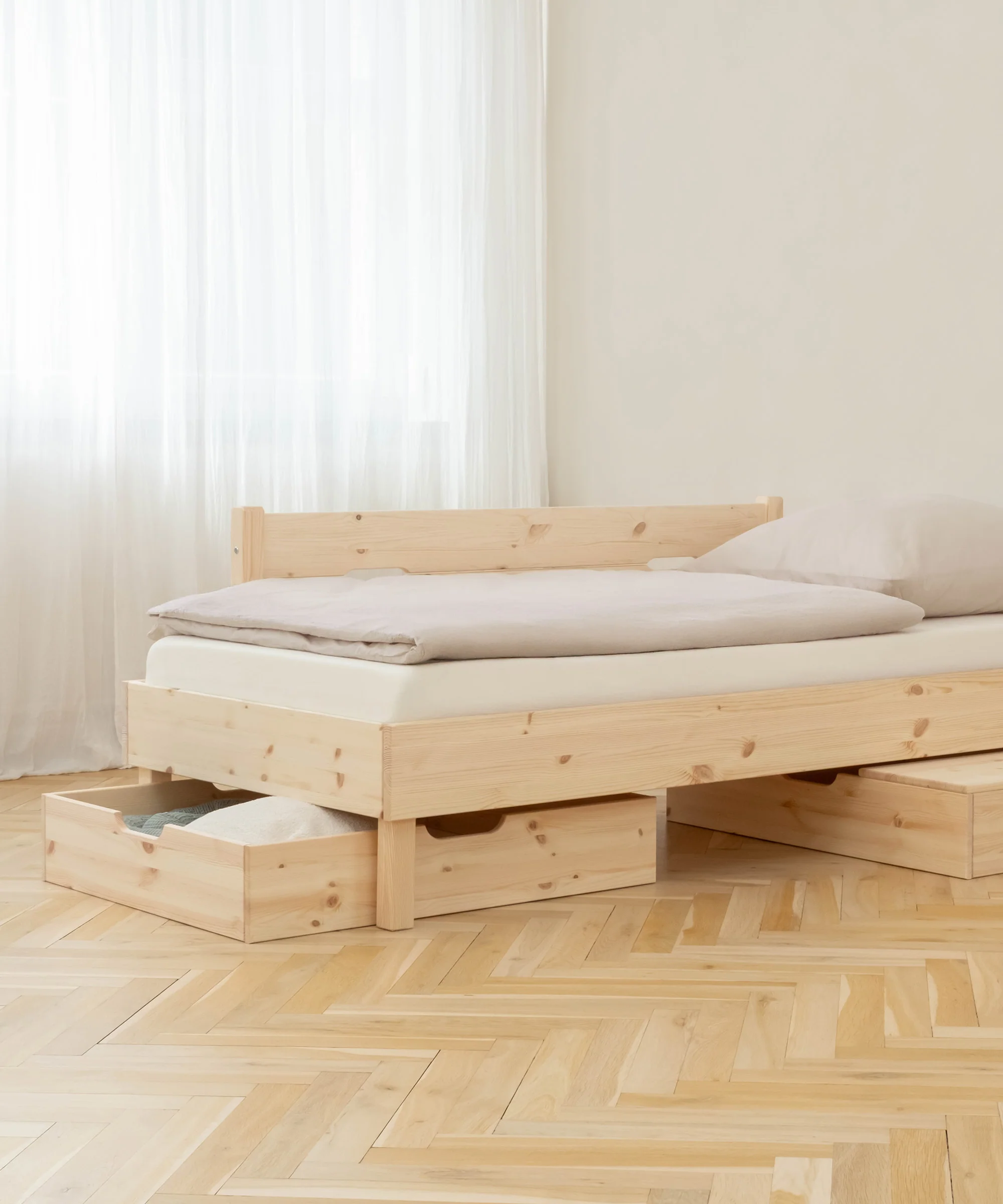 Einzelbett Plano | Kiefer Natur | 90 × 200 cm - Image 10