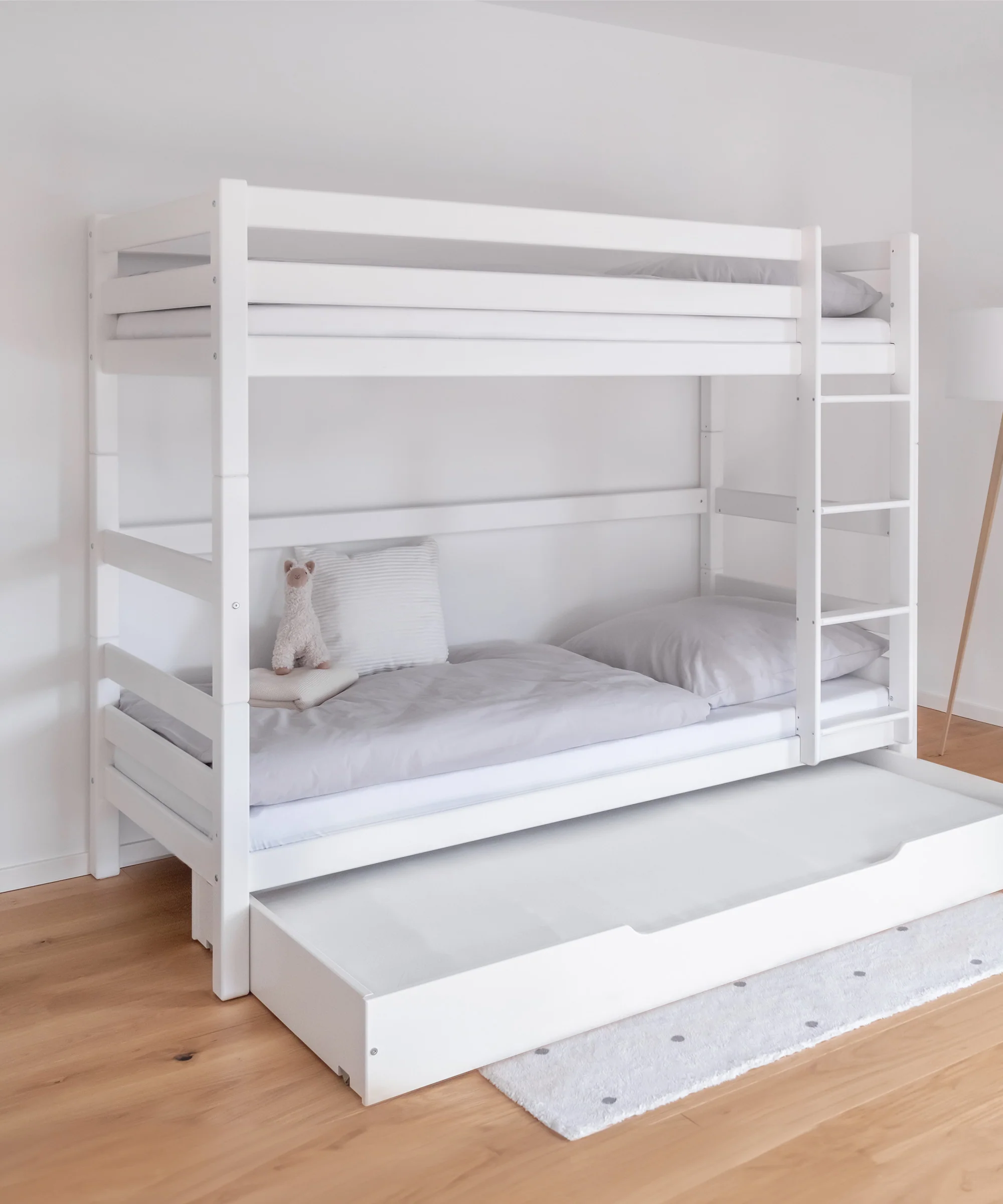 Etagenbett Hoch (B-Ware)  |  Buche Weiß - Image 10