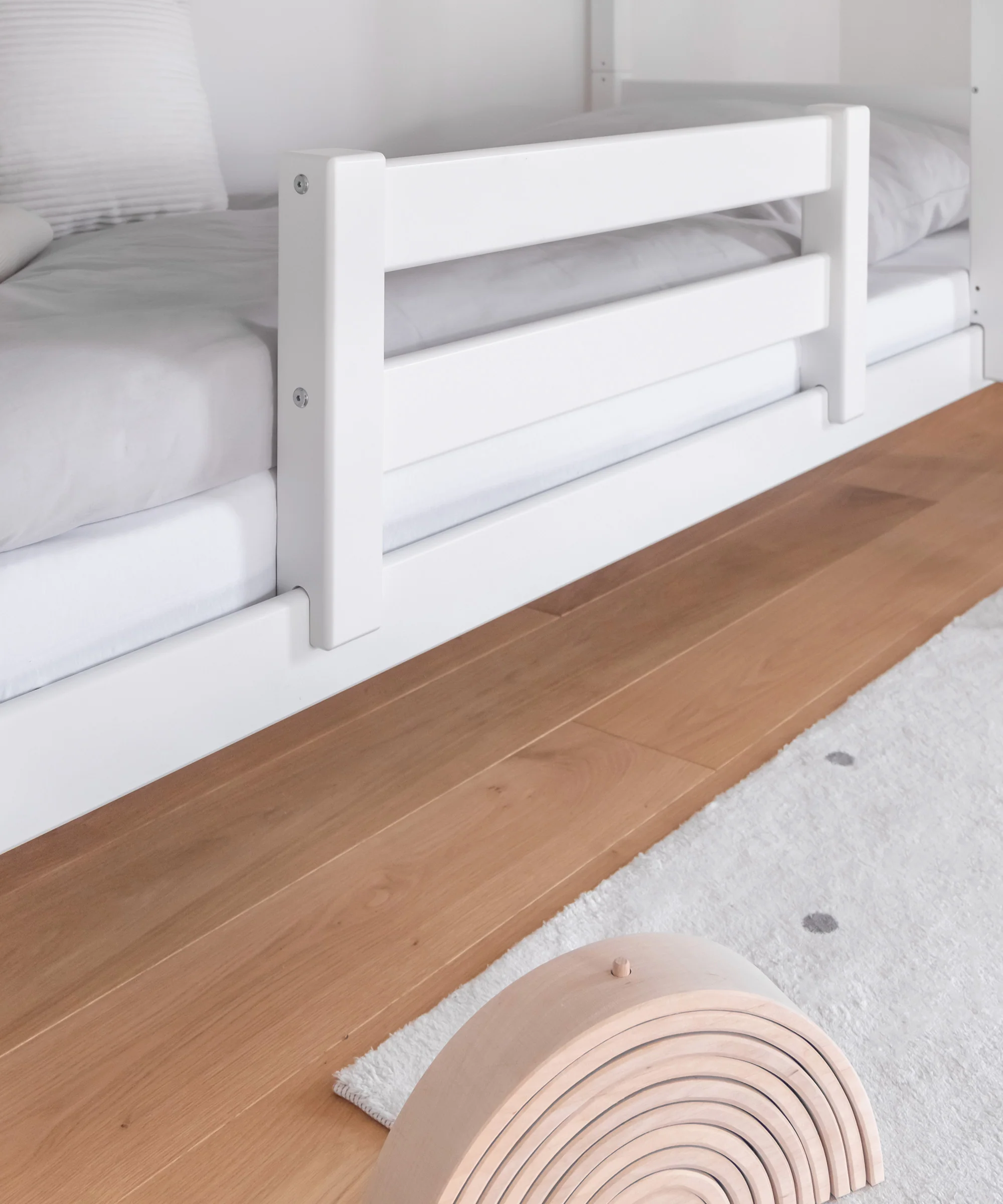 Etagenbett Mittelhoch (B-Ware)  |  Buche Weiß - Image 7
