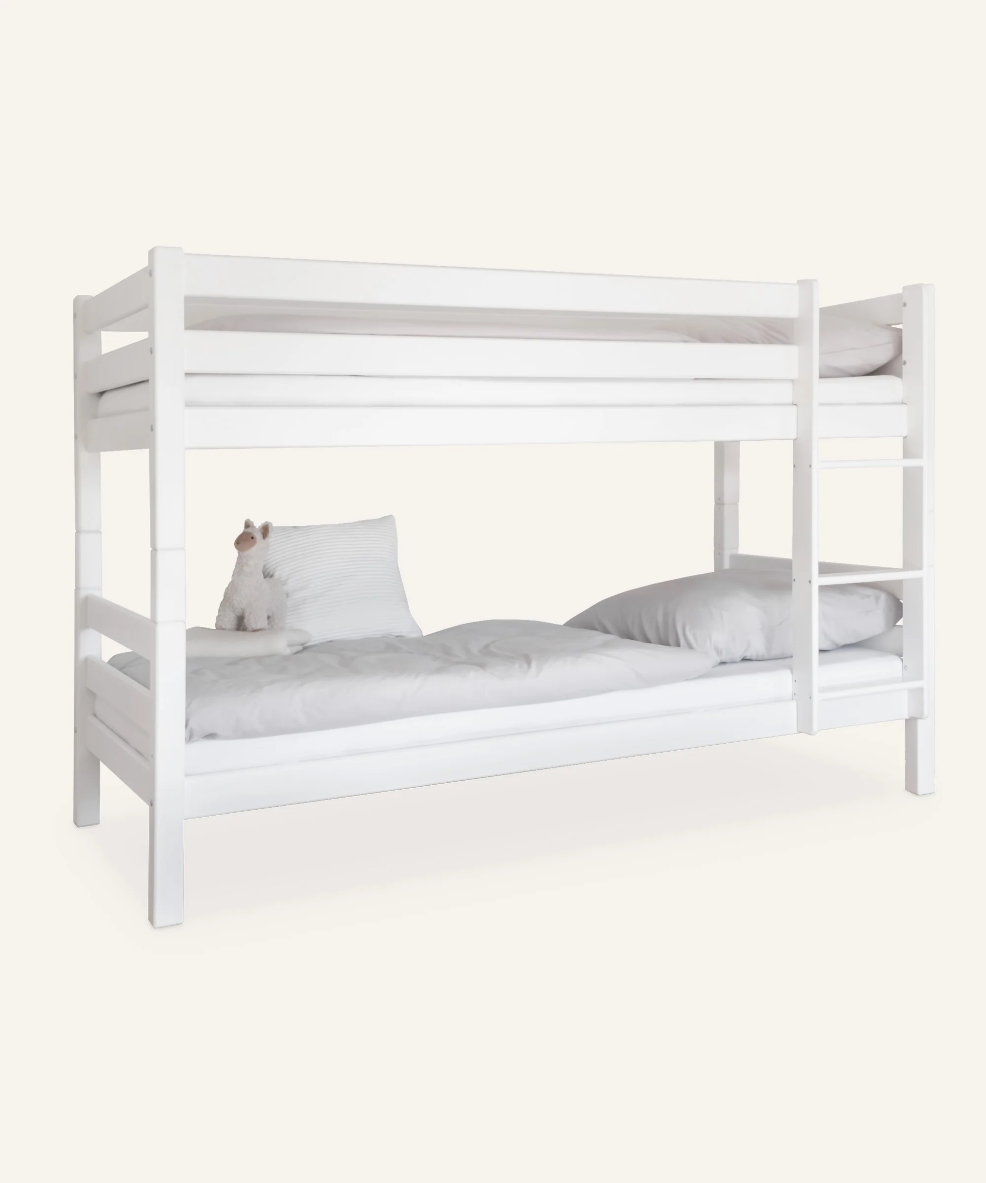 Etagenbett Mittelhoch (B-Ware)  |  Buche Weiß
