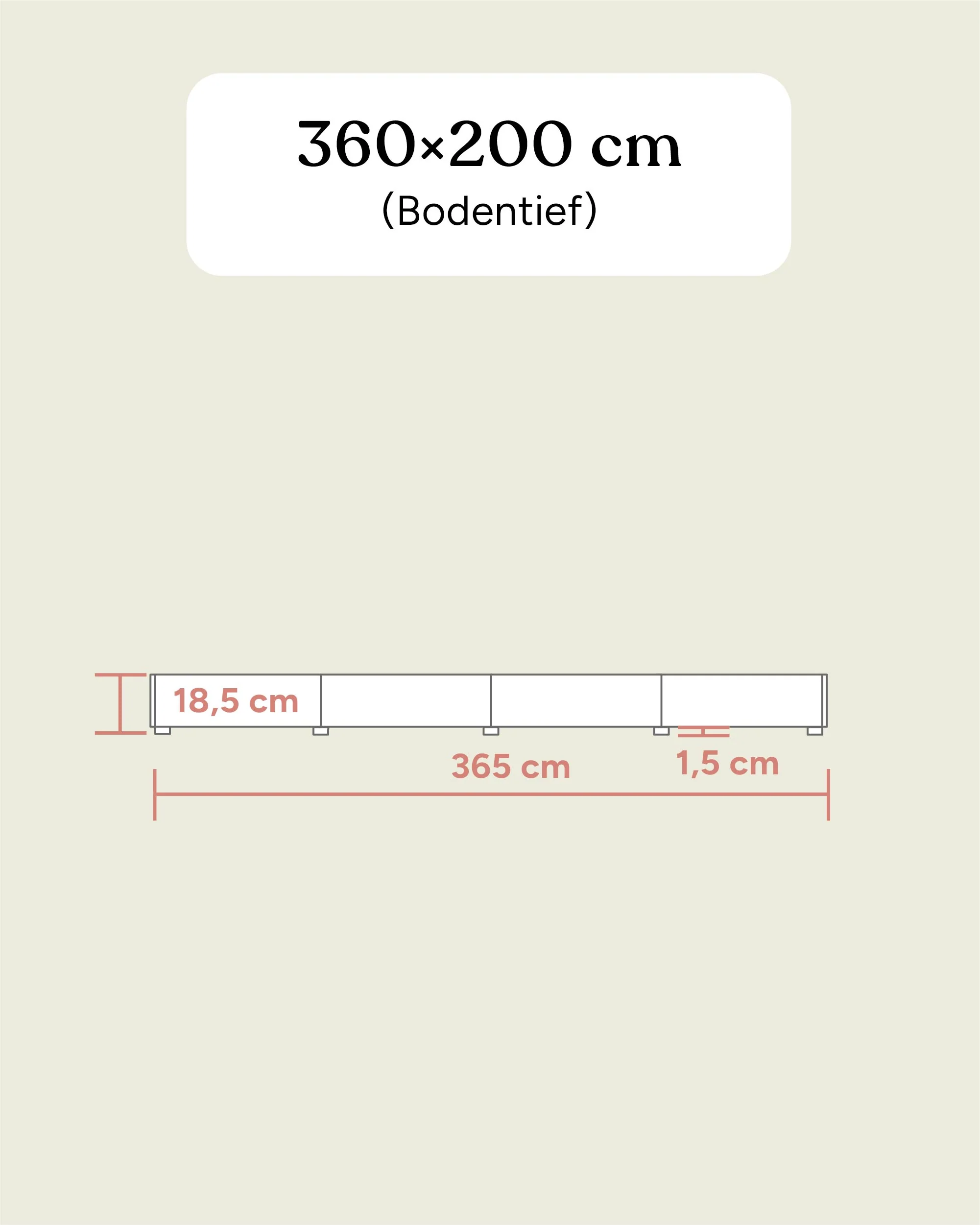 Familienbett Plano | Birke | 360 × 200 cm - Image 19