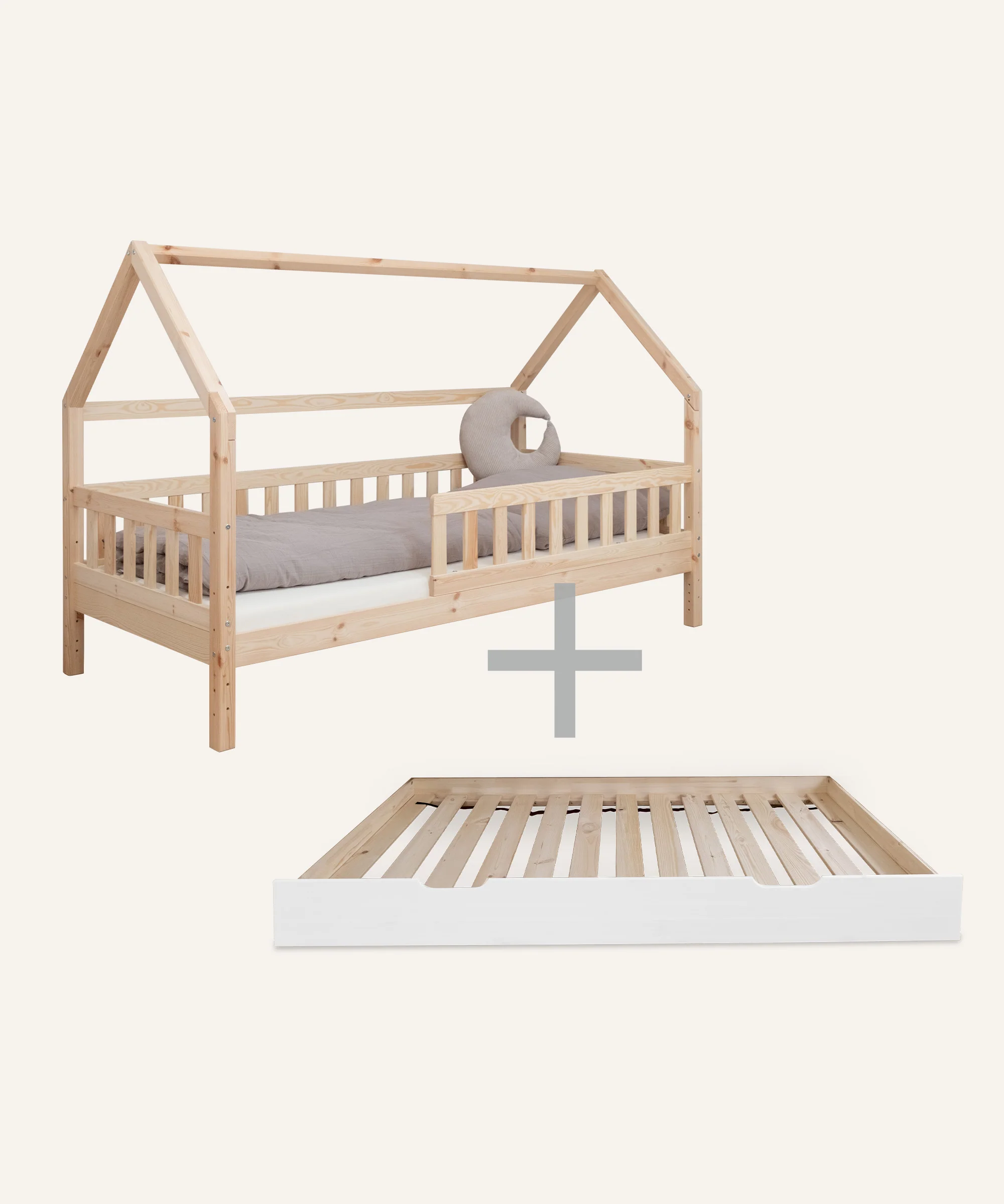 Hausbett Lille  |  Kiefer Natur - Image 18