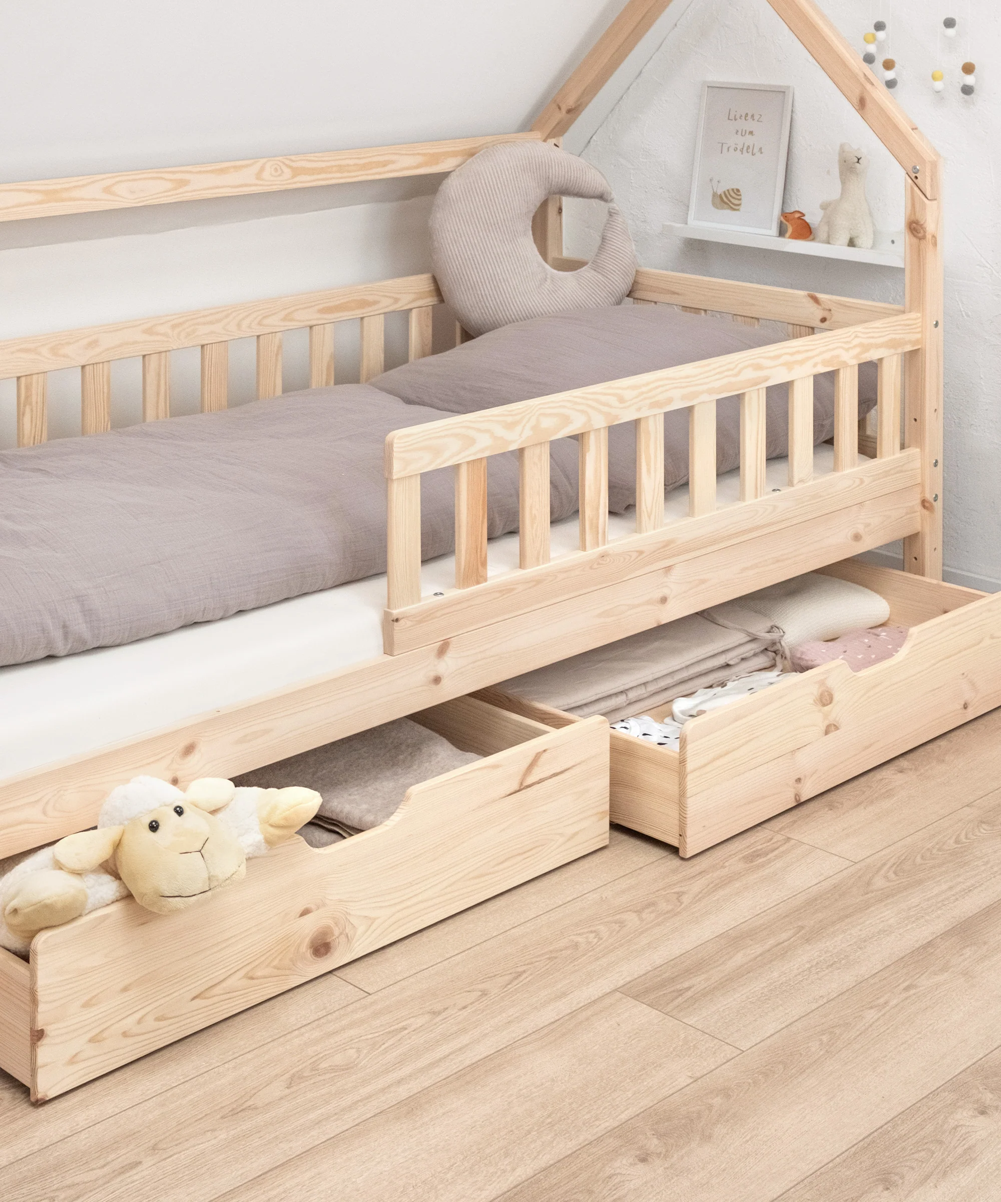 Hausbett Lille  |  Kiefer Natur - Image 7