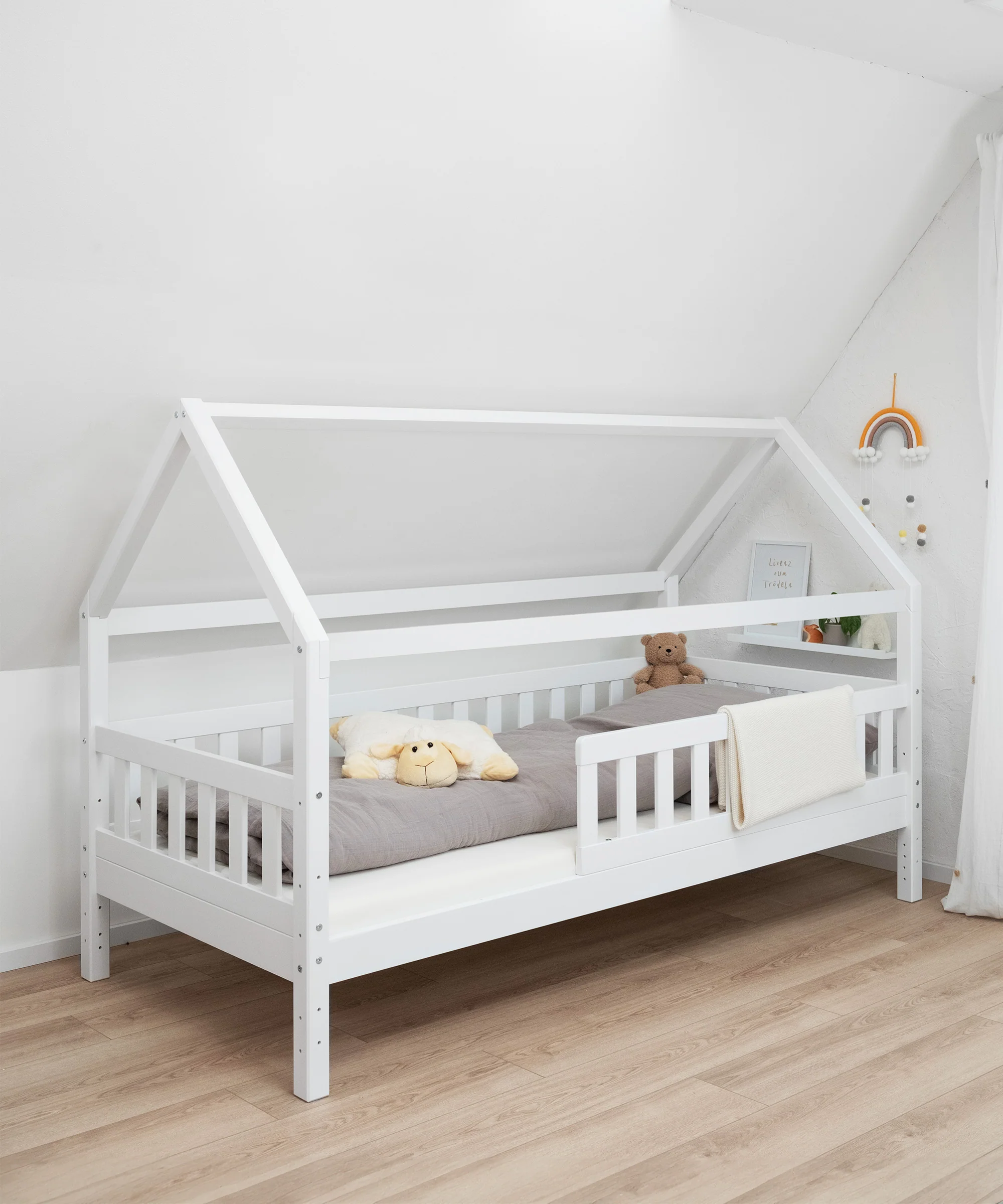 Hausbett Lille  |  Kiefer Weiß - Image 14