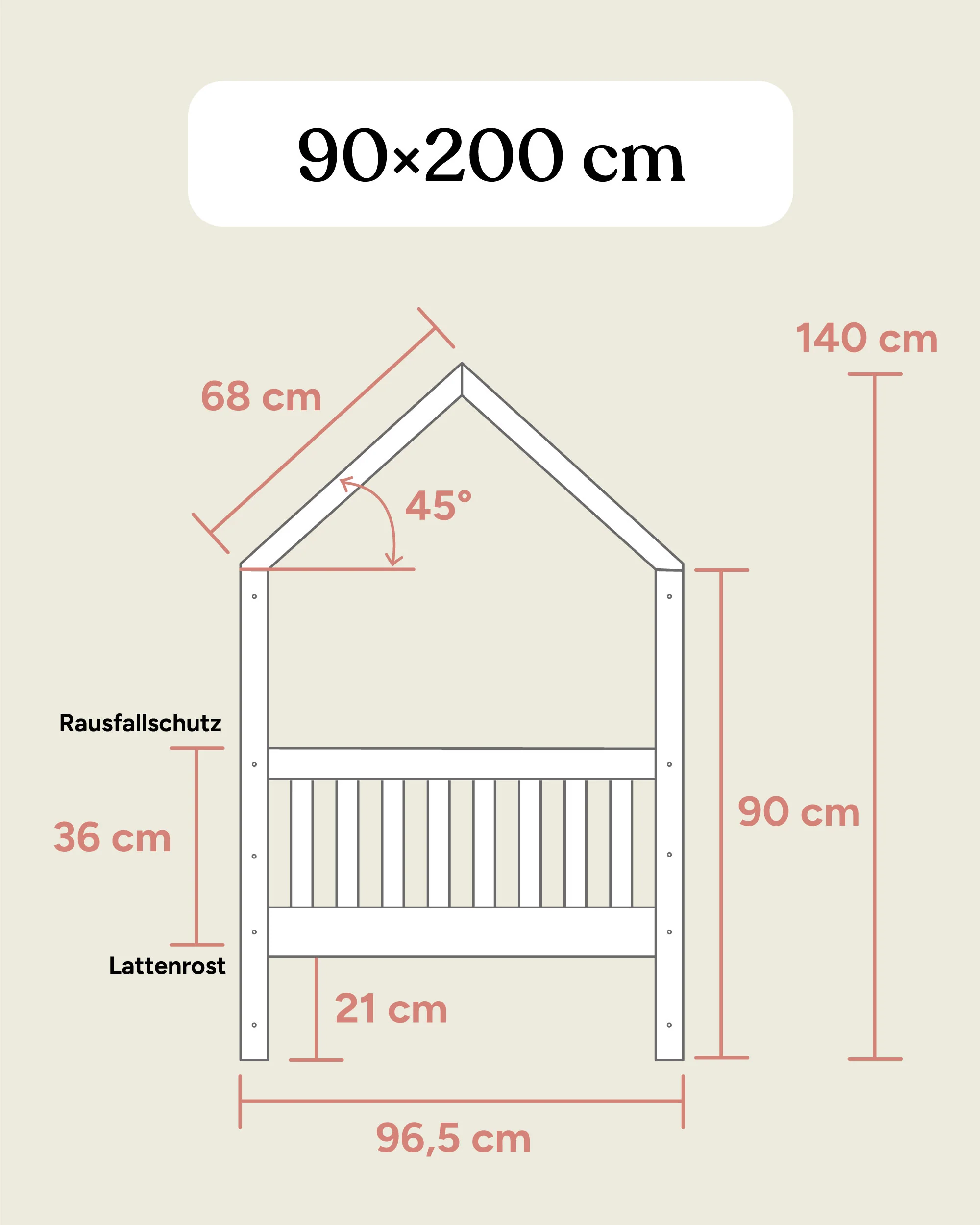 Hausbett Livo | Buche Natur - Image 5