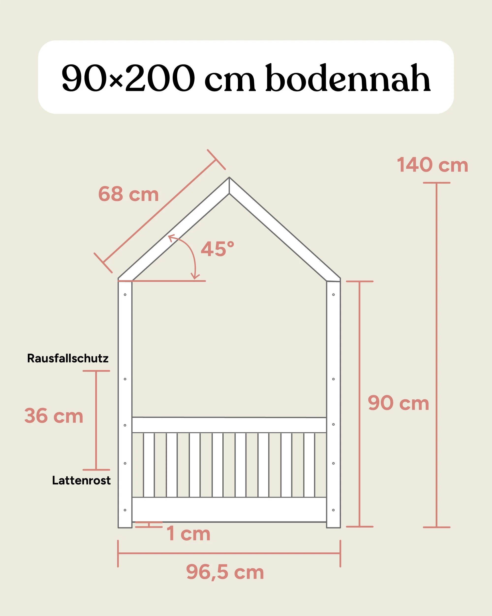 Hausbett Livo | Buche Natur - Image 7
