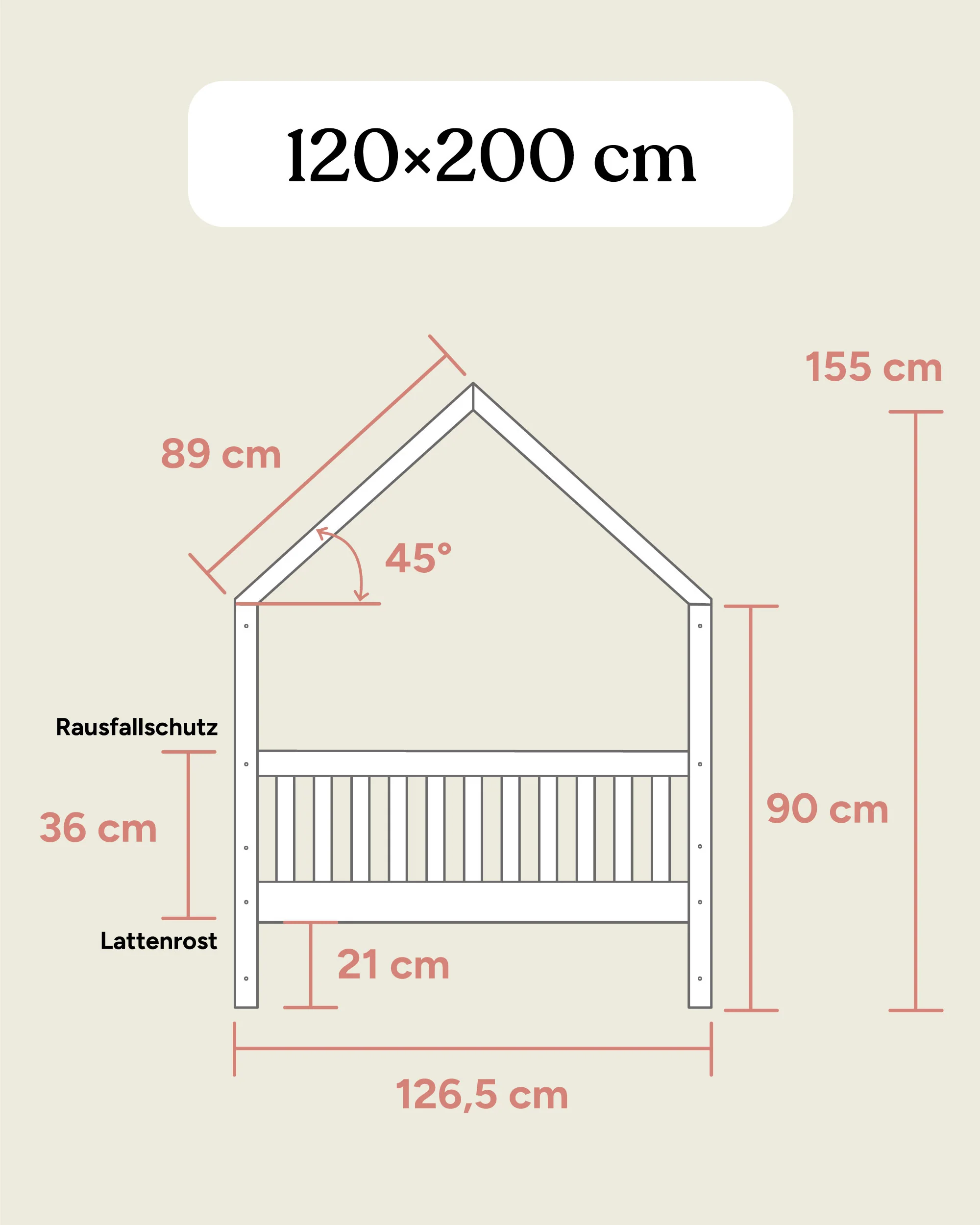 Hausbett Livo | Buche Natur - Image 9