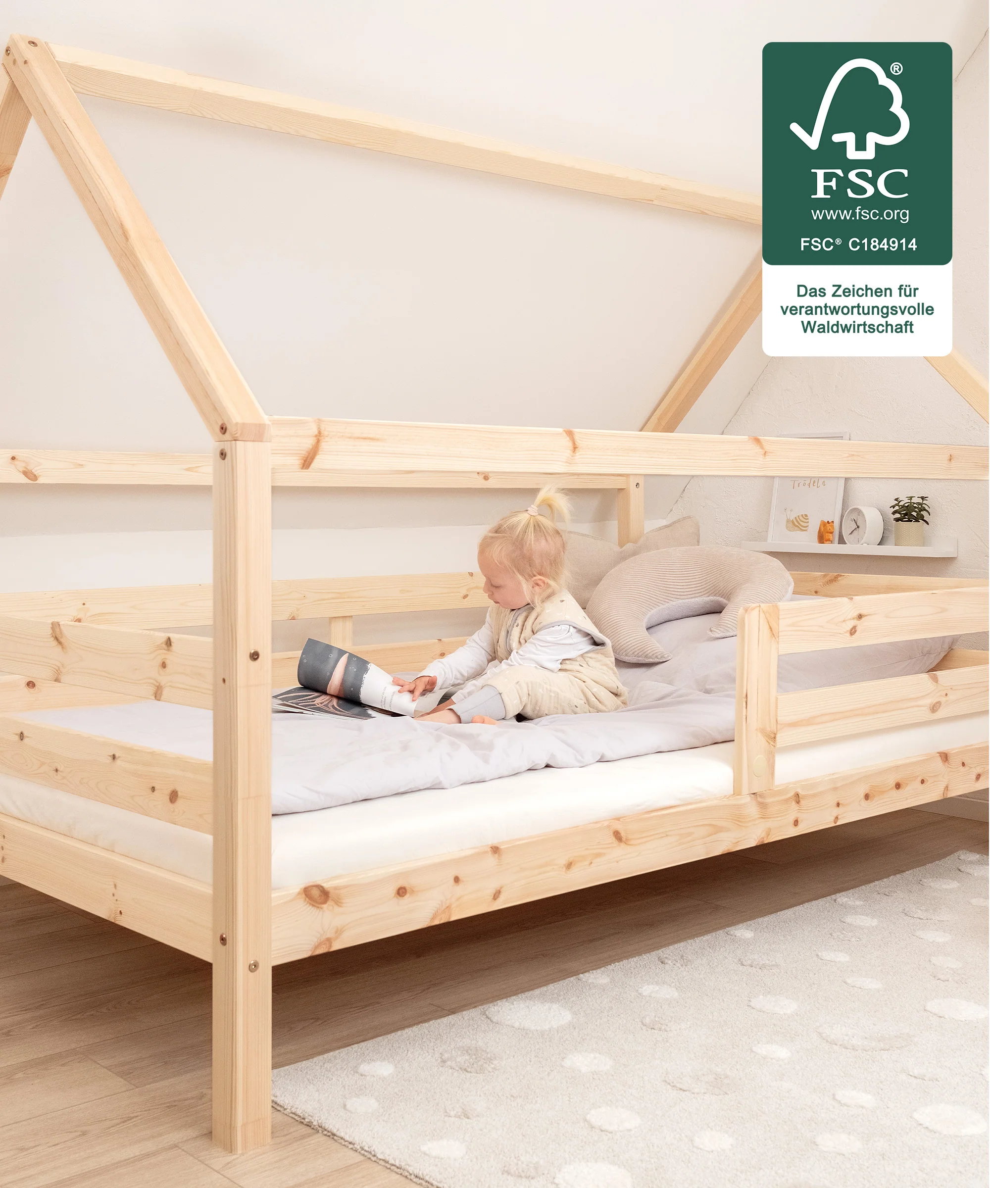 Hausbett Sona  |  Kiefer Natur - Image 5
