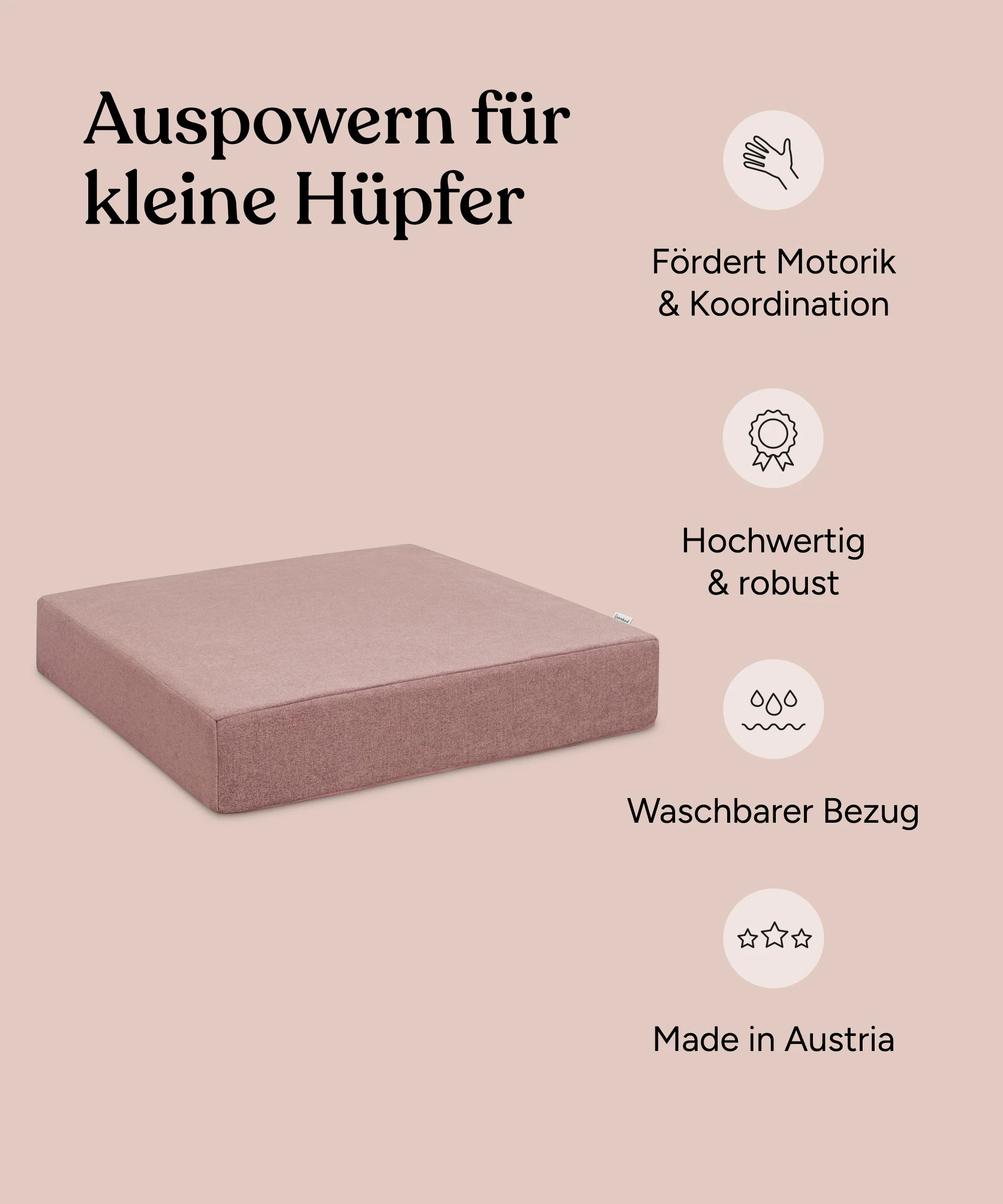 Hüpfpolster Web  (B-Ware) |  Quadratisch - Image 3