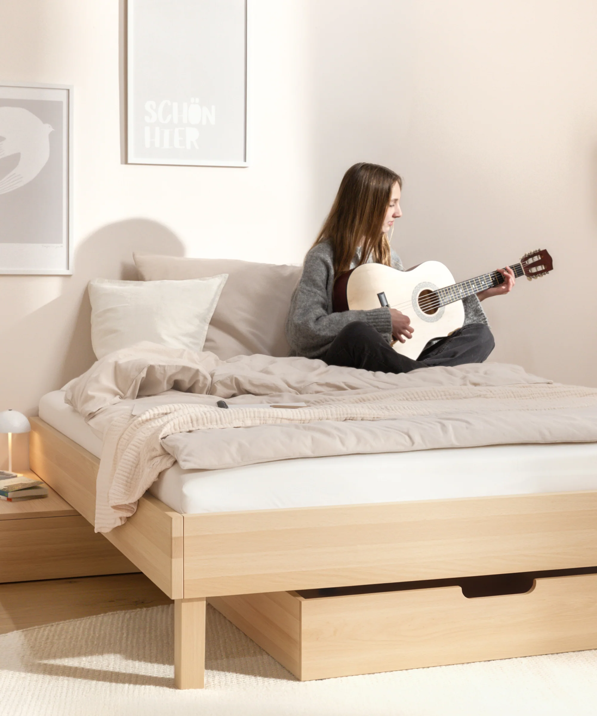 Jugendbett Plano | Buche | 140 × 200 cm - Image 11