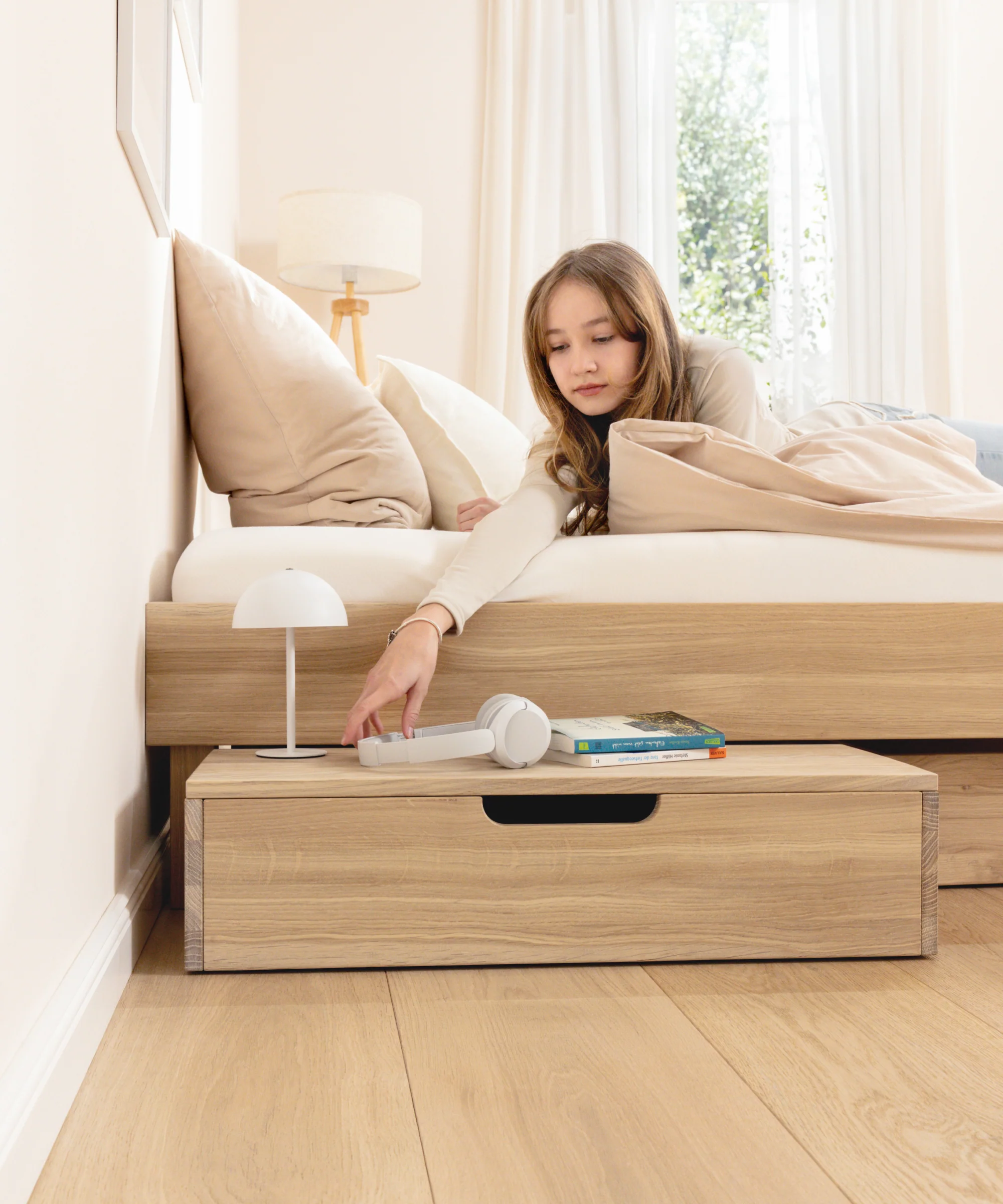 Jugendbett Plano | Eiche | 120 × 200 cm - Image 7