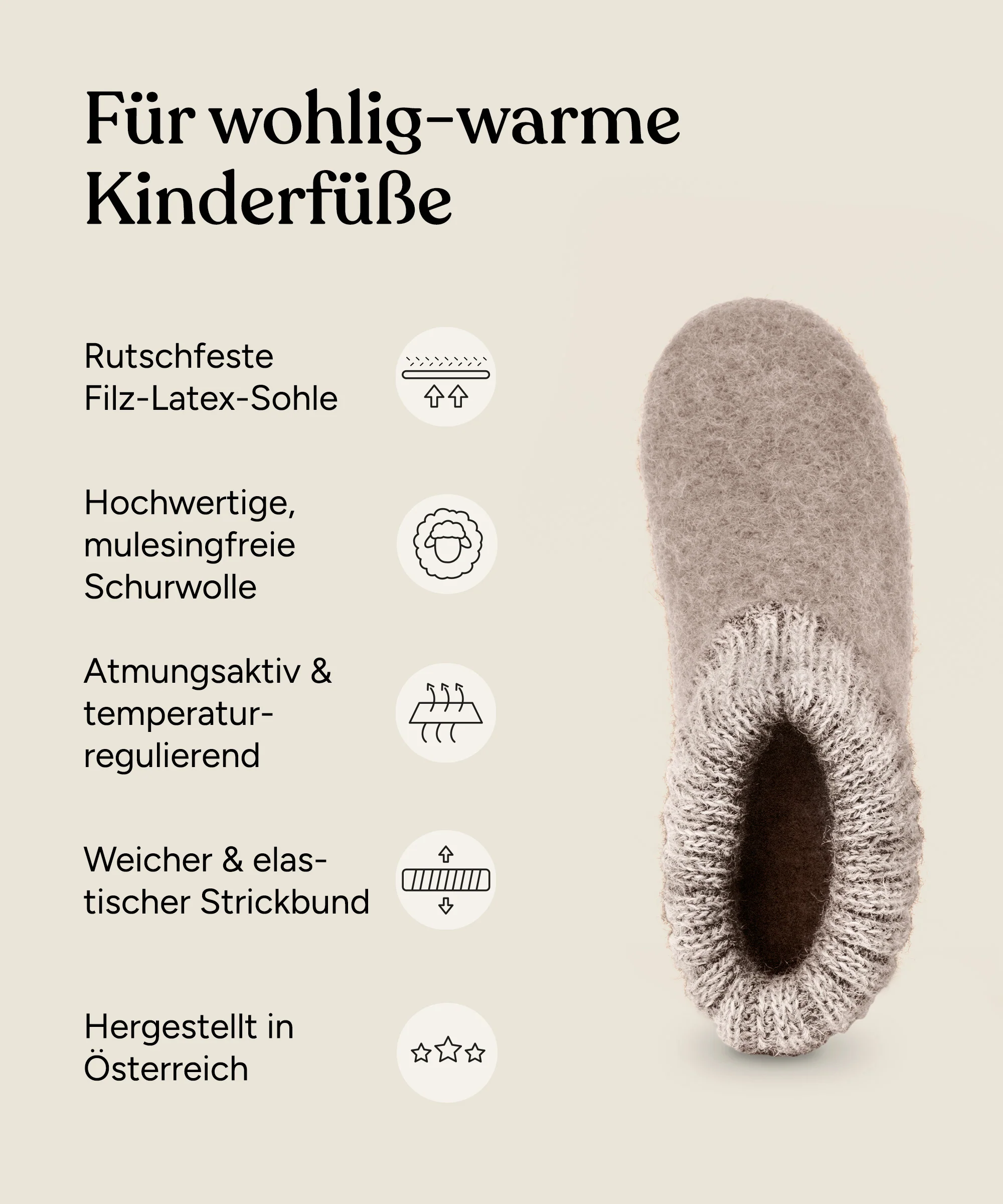 Kinder-Hausschuhe (B-Ware)  |  Hoch - Image 3