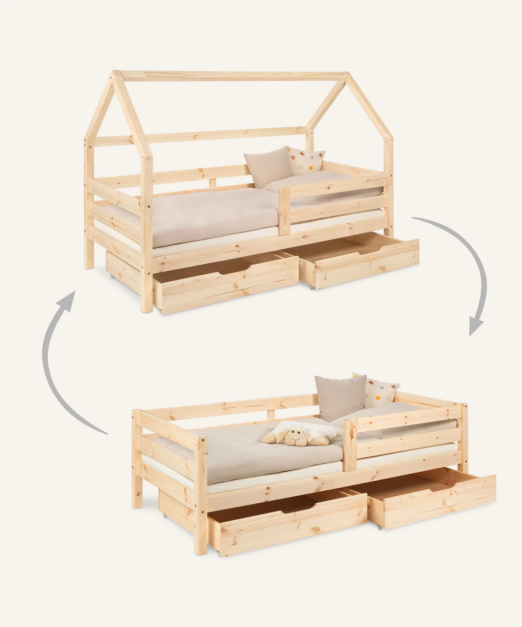 Kinderbett Sona  |  Kiefer Natur - Image 24