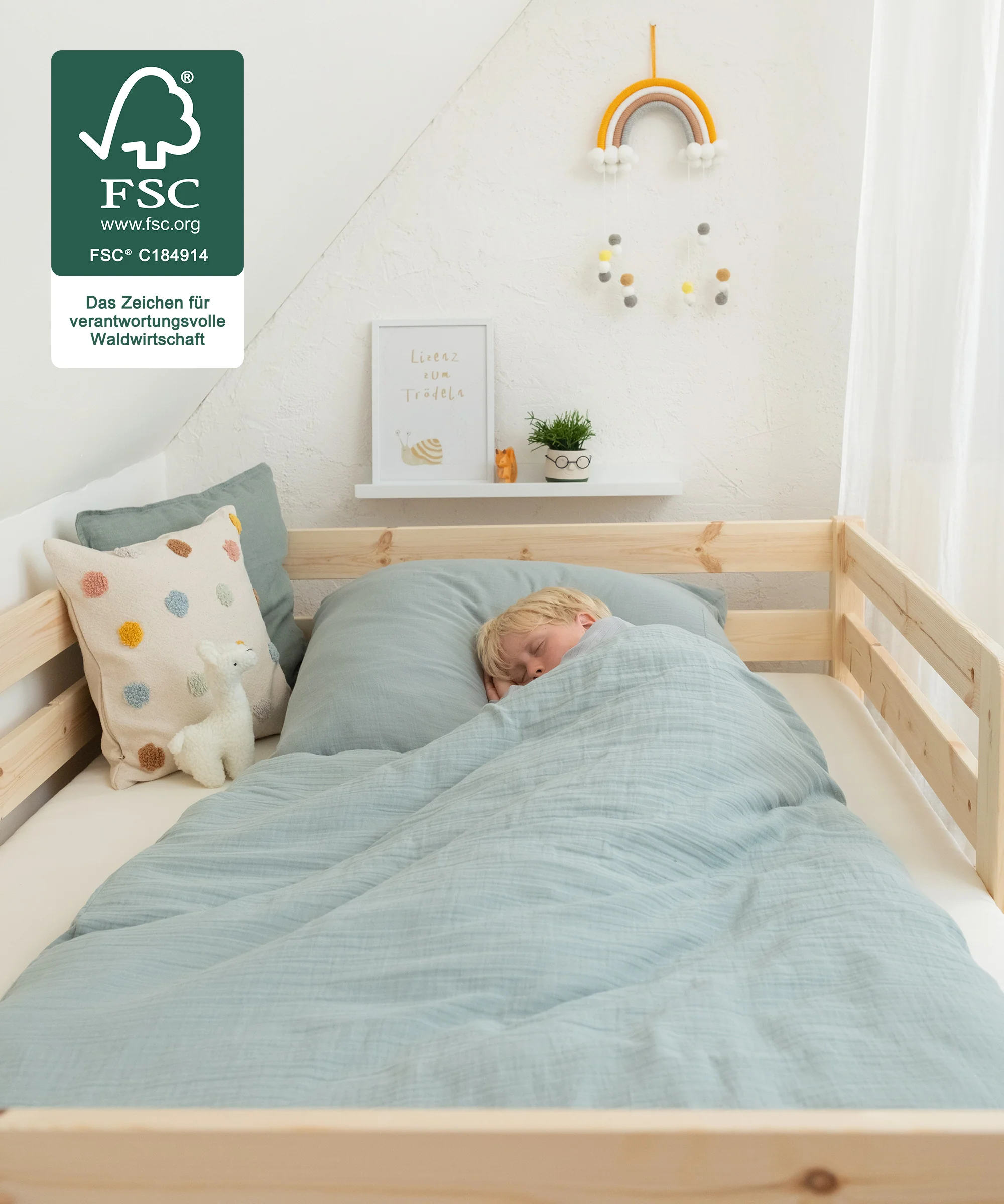 Kinderbett Sona  |  Kiefer Natur - Image 4