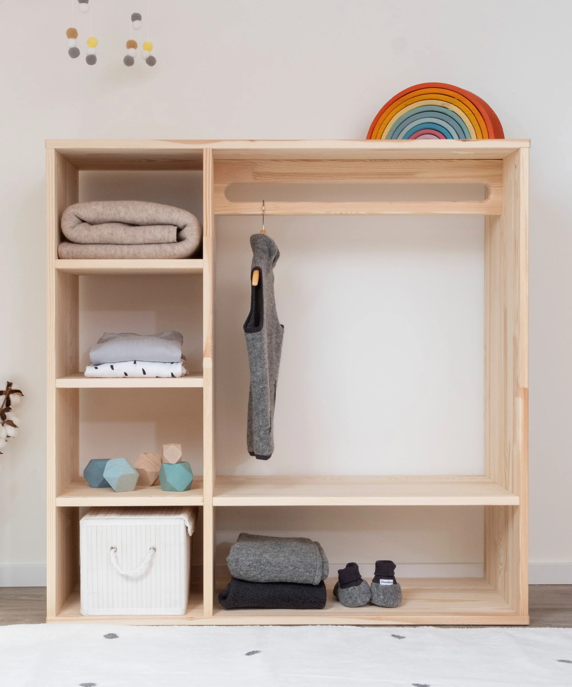 Montessori-Kleiderschrank (B-Ware)  |  Kiefer - Image 3