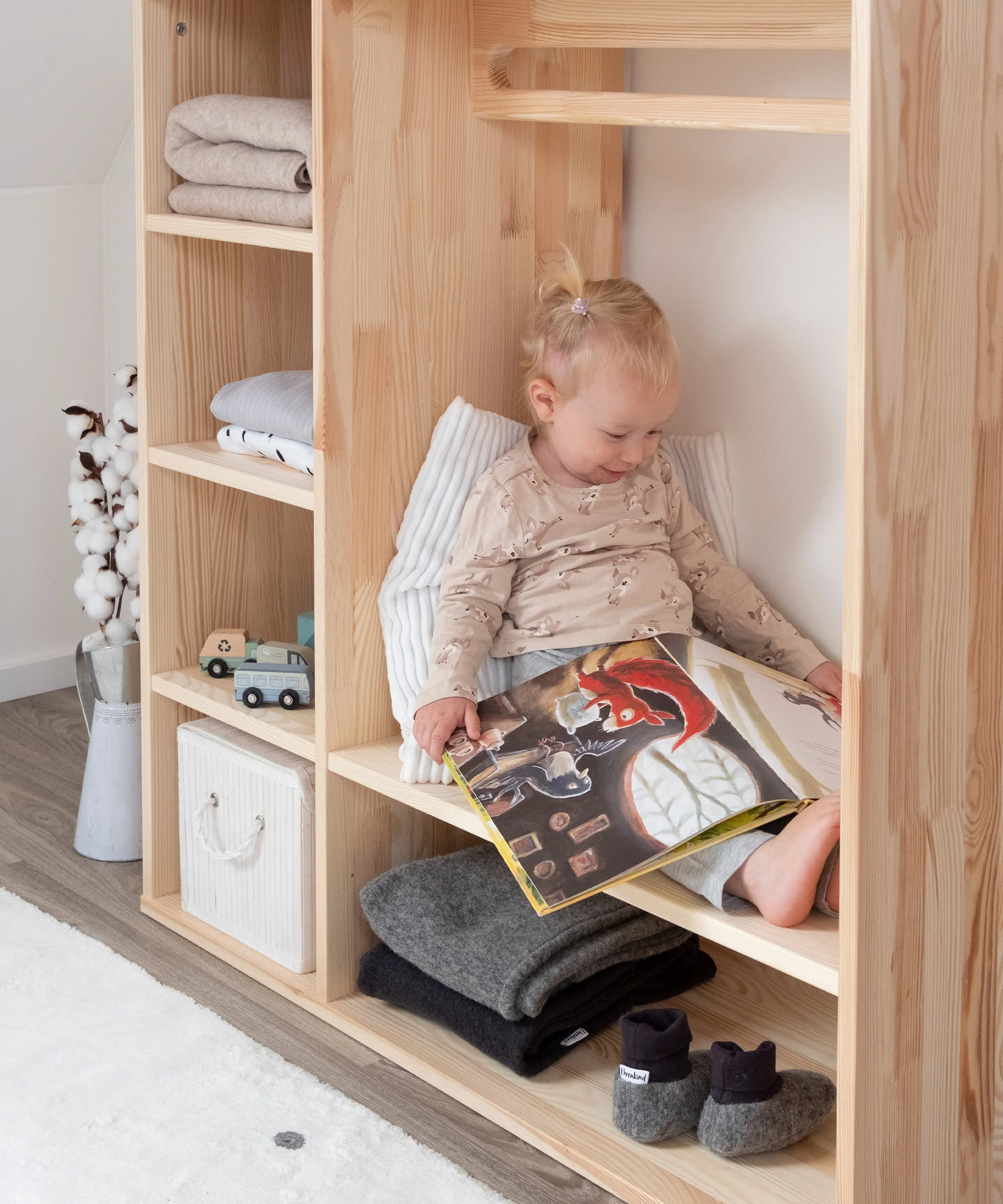 Montessori-Kleiderschrank (B-Ware)  |  Kiefer - Image 6