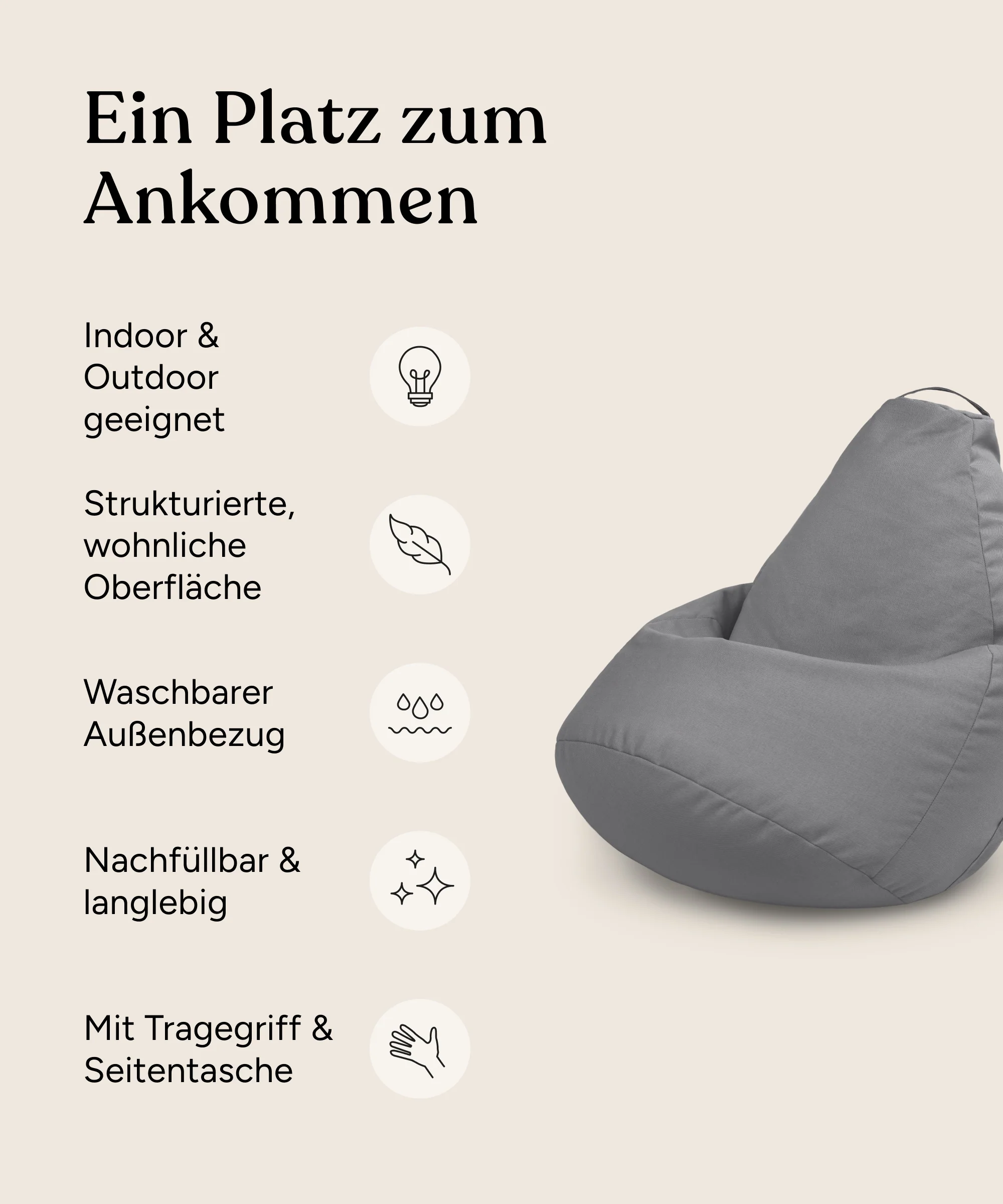 Outdoor Kinder-Sitzsack - Image 3